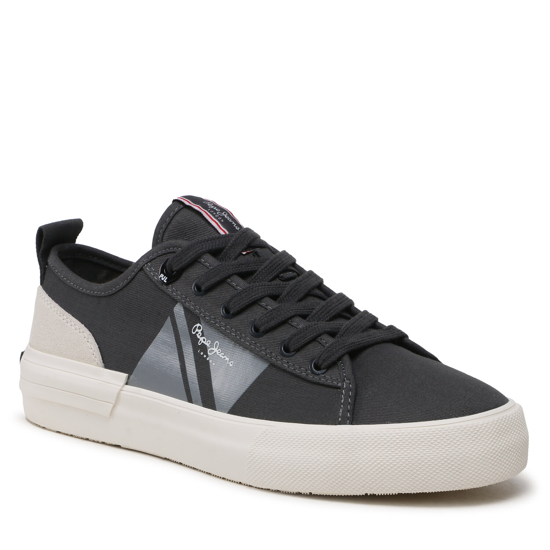 Pepe Jeans Tenis superge Allen Flag Color PMS30903 Črna - Pepit.si