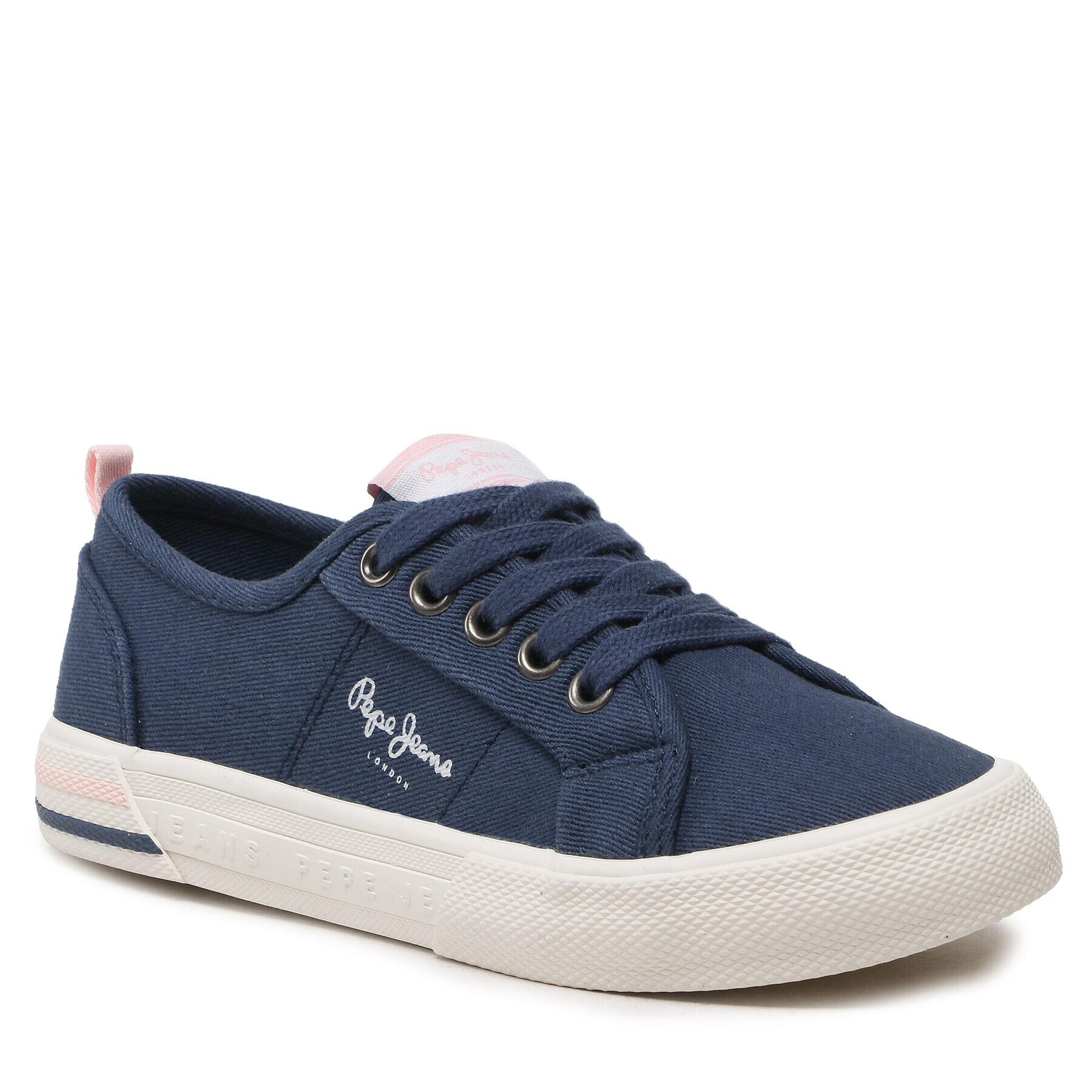 Pepe Jeans Tenis superge Brady Basic G PGS30561 Mornarsko modra - Pepit.si