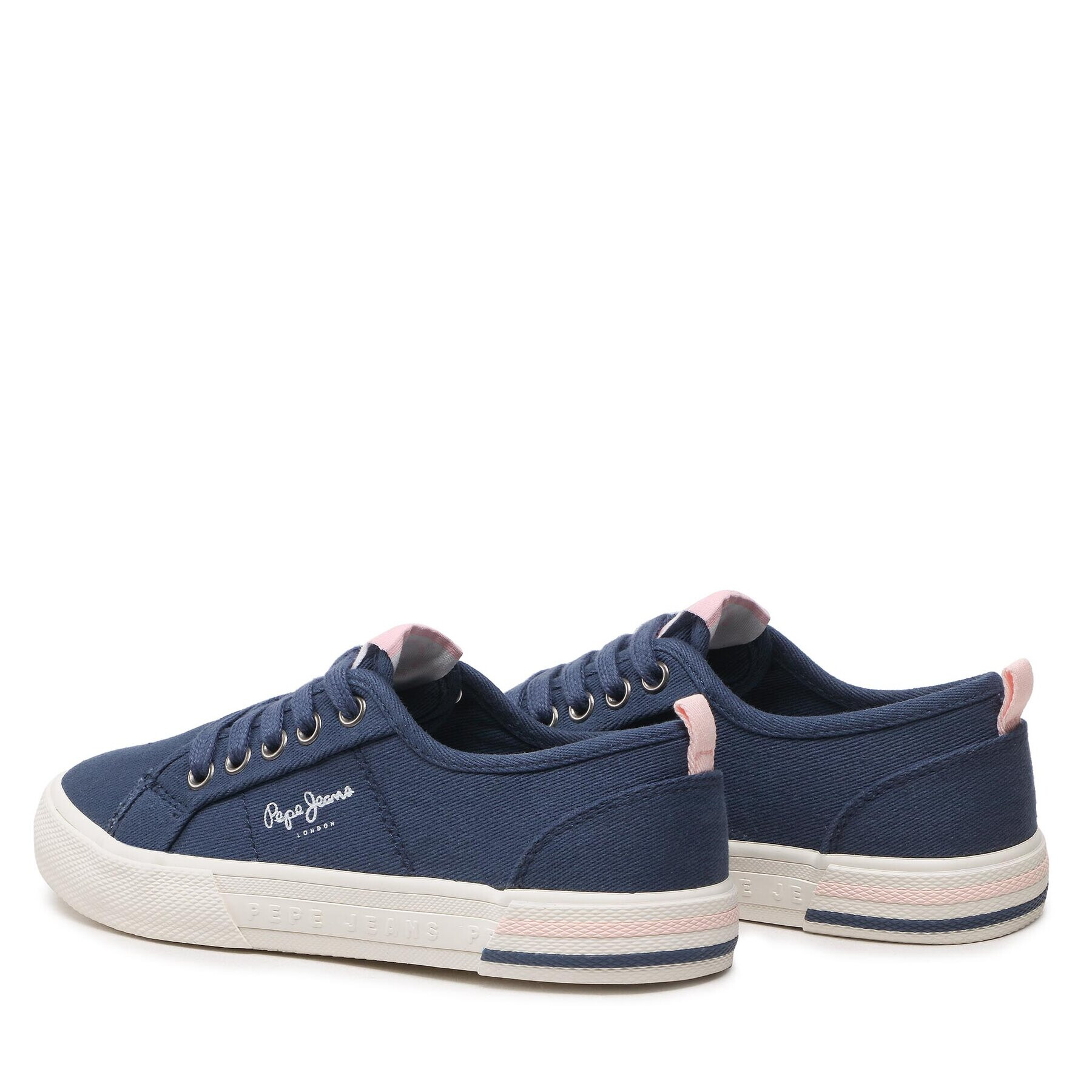 Pepe Jeans Tenis superge Brady Basic G PGS30561 Mornarsko modra - Pepit.si