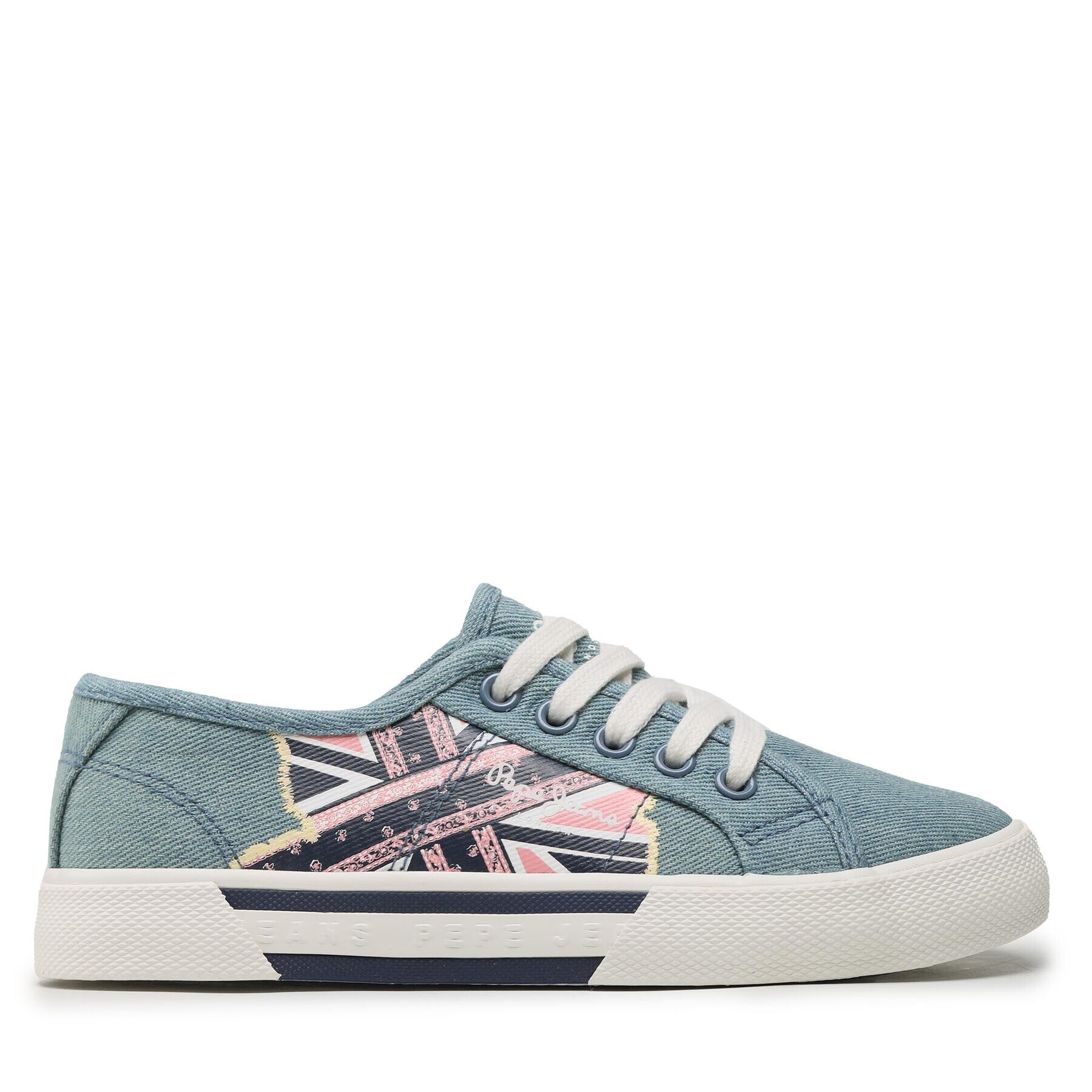 Pepe Jeans Tenis superge Brady Flag G PGS30563 Modra - Pepit.si