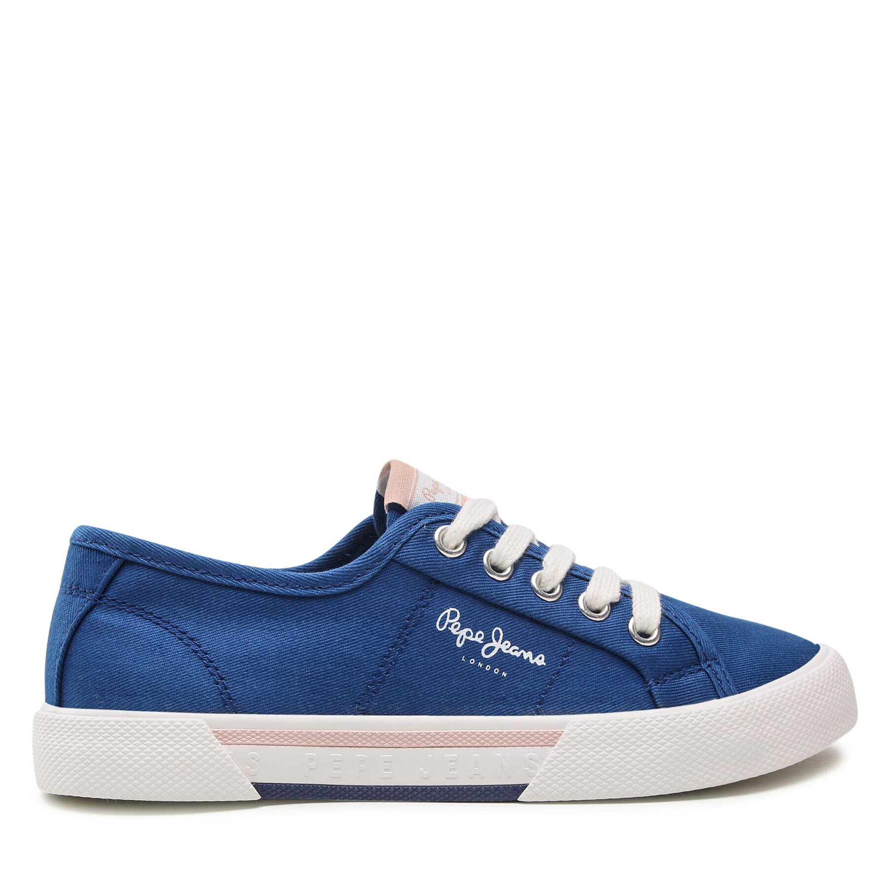 Pepe Jeans Tenis superge Brady Girl Basic PGS30543 Modra - Pepit.si