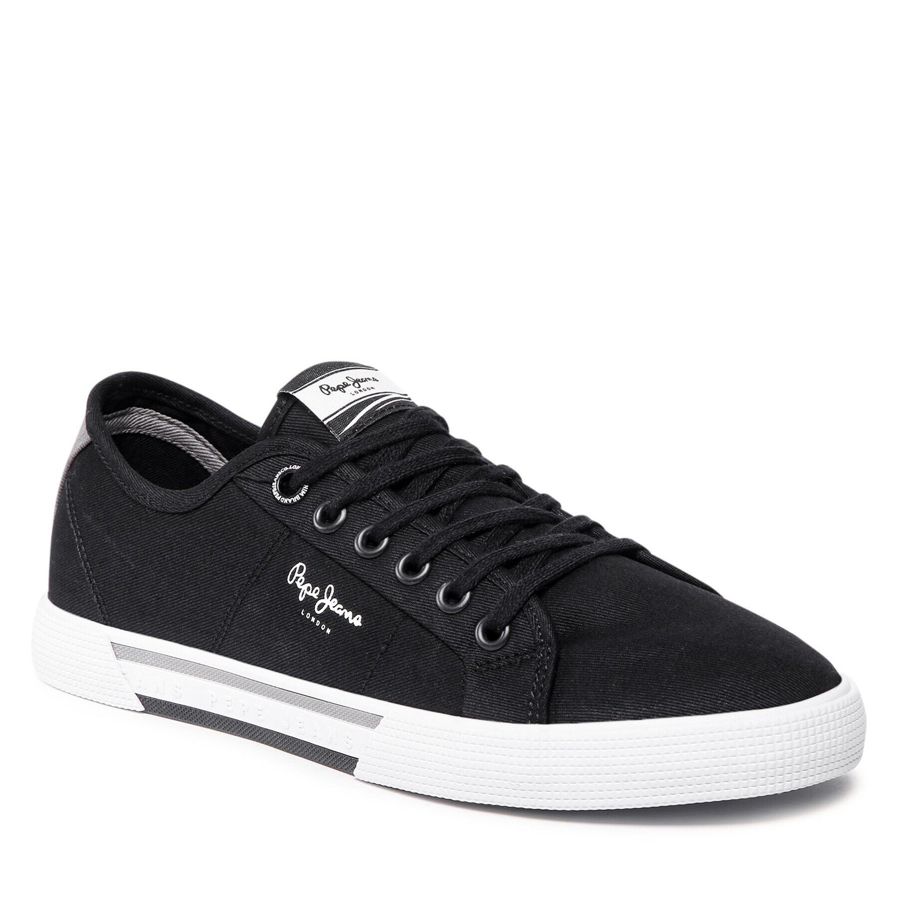 Pepe Jeans Tenis superge Brady Men Basic PMS30816 Črna - Pepit.si