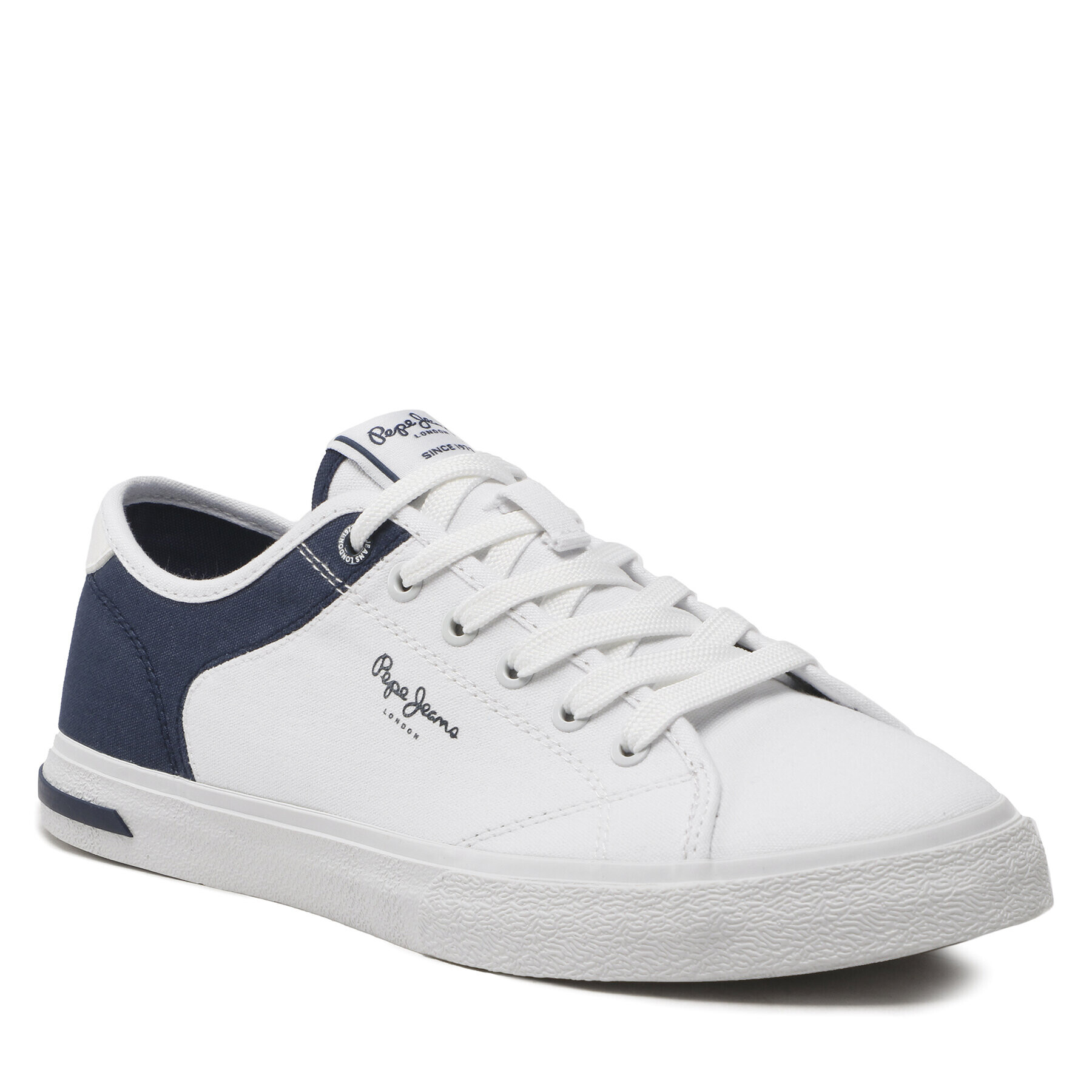 Pepe Jeans Tenis superge Kenton Road M PMS30910 Bela - Pepit.si