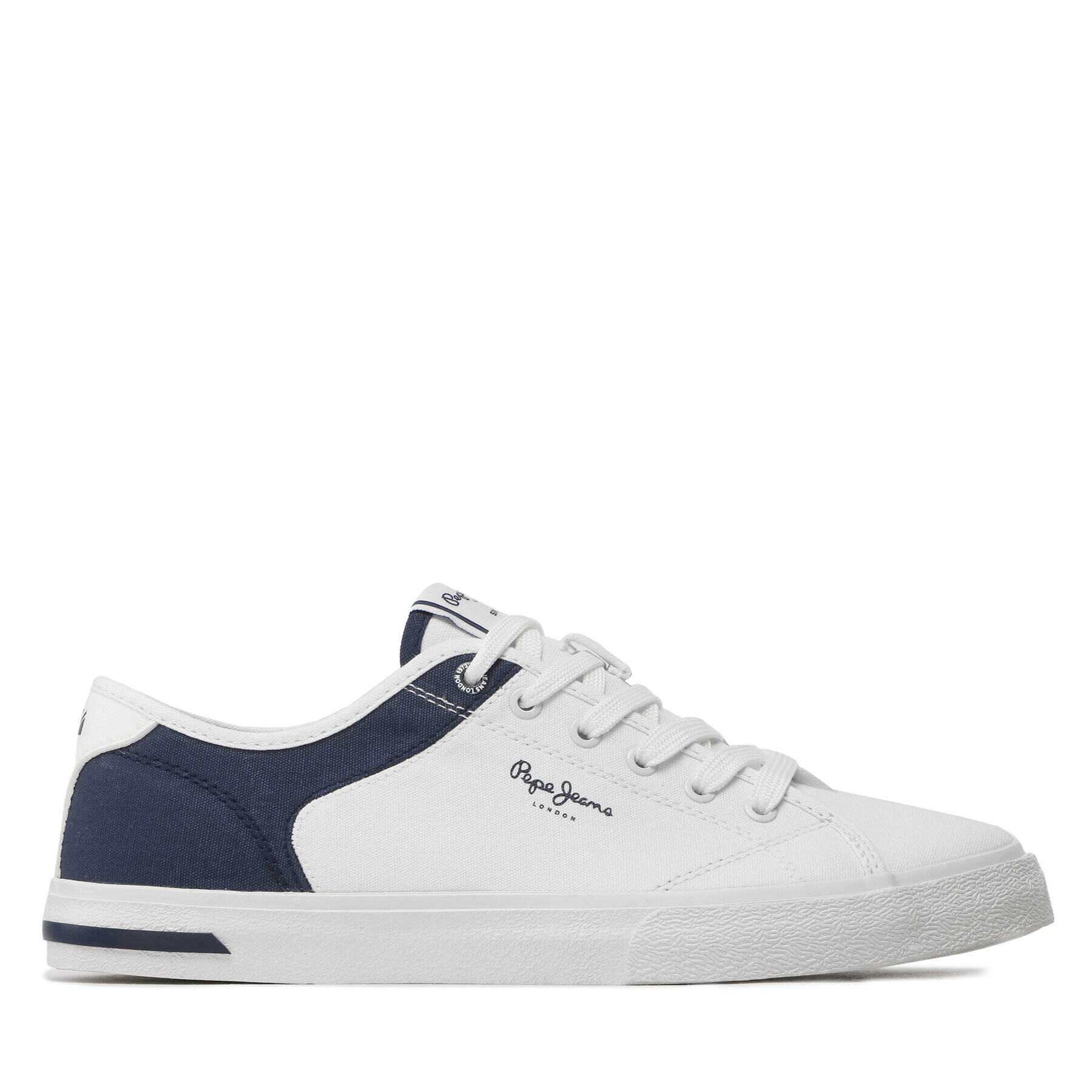 Pepe Jeans Tenis superge Kenton Road M PMS30910 Bela - Pepit.si