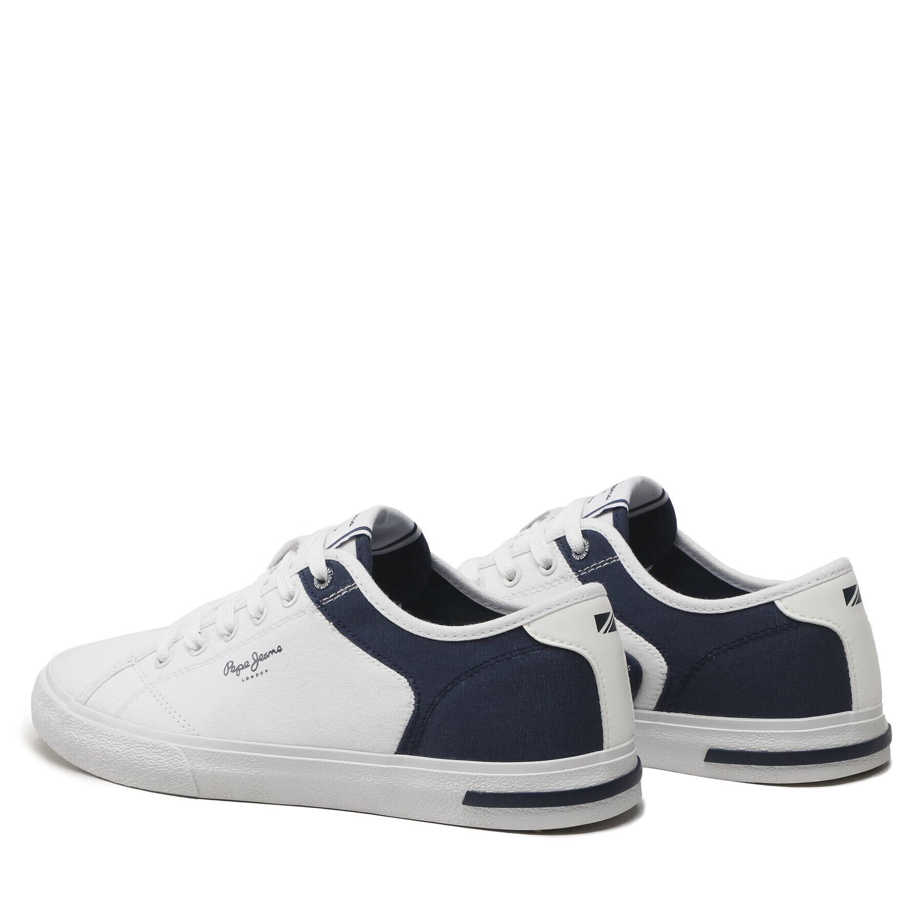 Pepe Jeans Tenis superge Kenton Road M PMS30910 Bela - Pepit.si