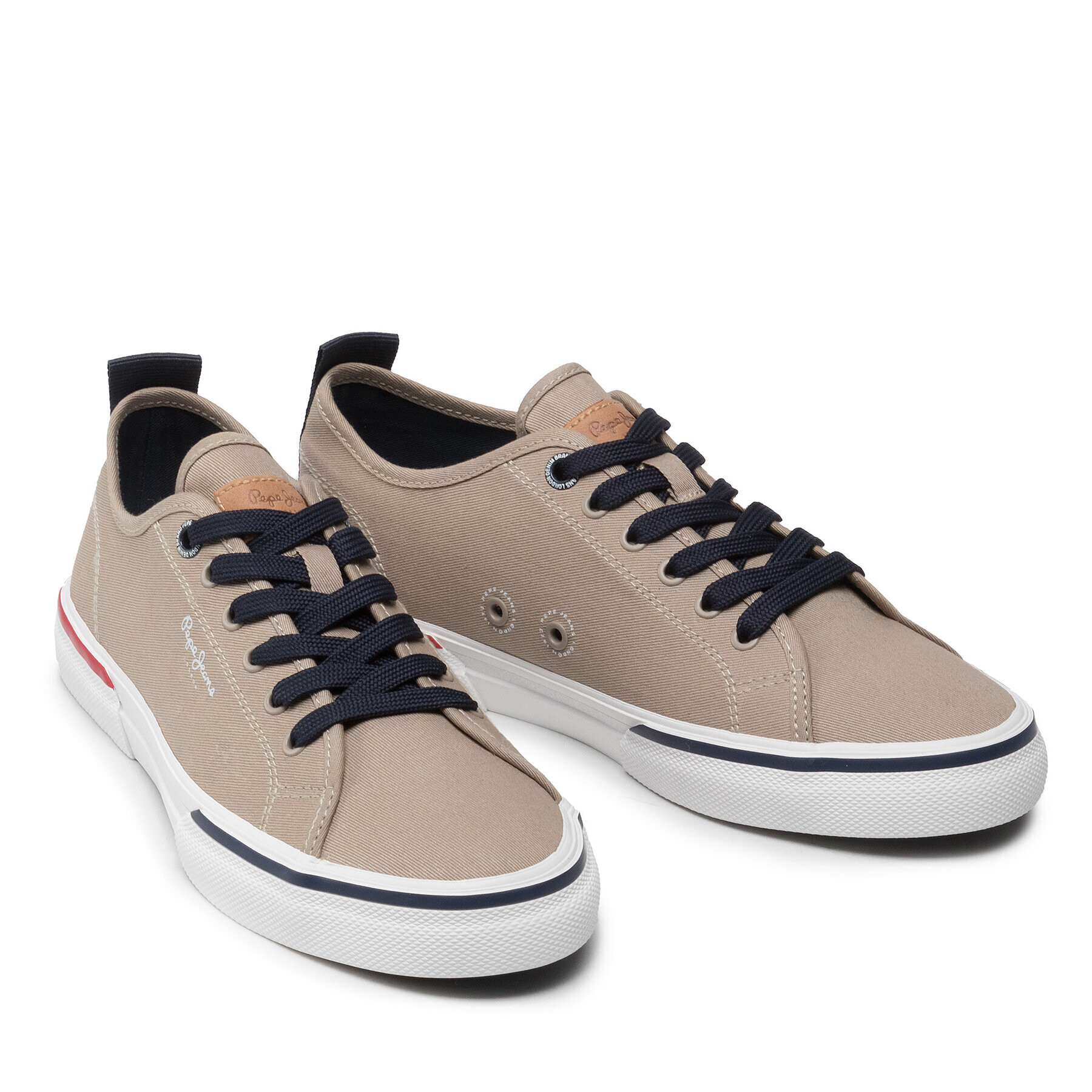 Pepe Jeans Tenis superge Kenton Smart 22 PMS30811 Bež - Pepit.si