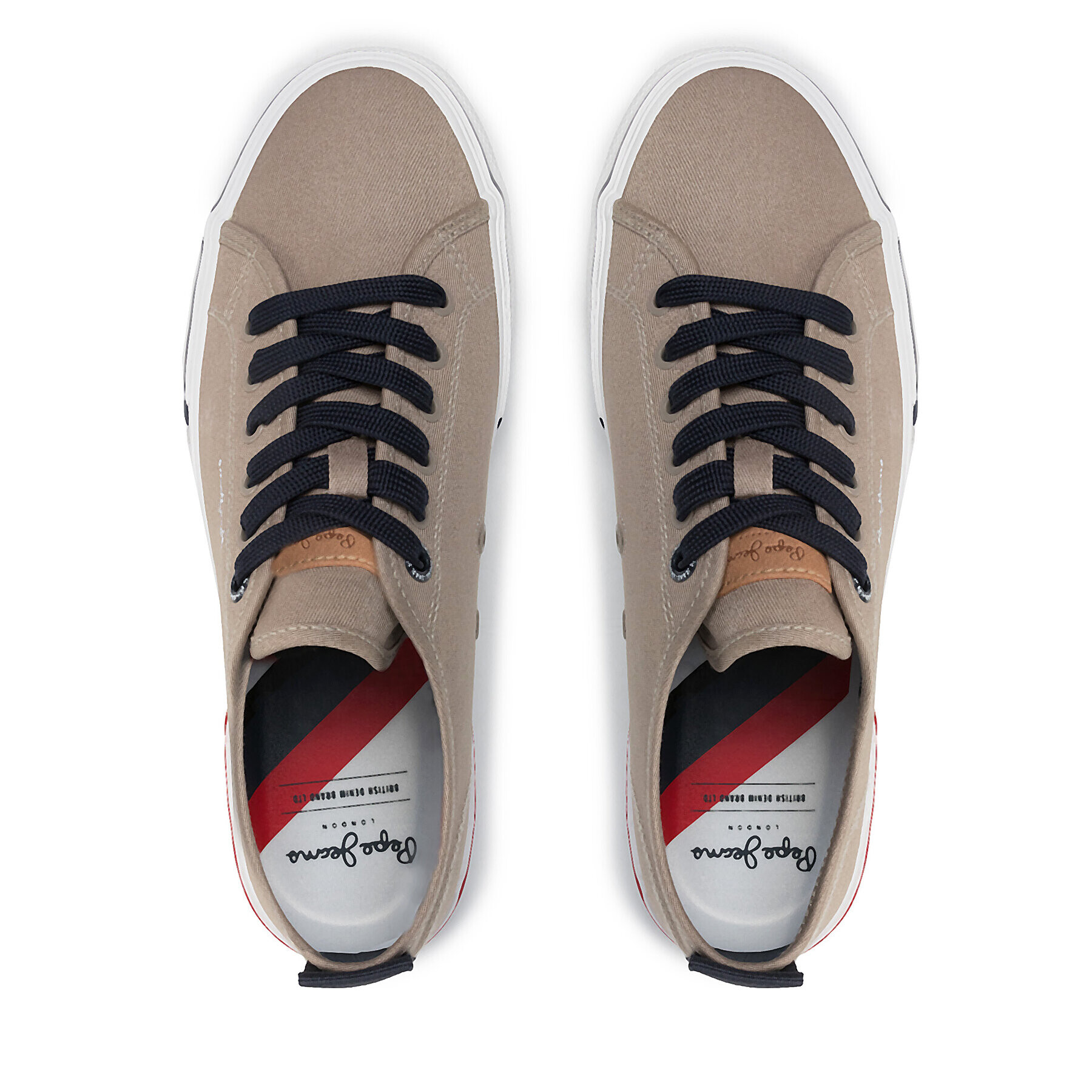 Pepe Jeans Tenis superge Kenton Smart 22 PMS30811 Bež - Pepit.si