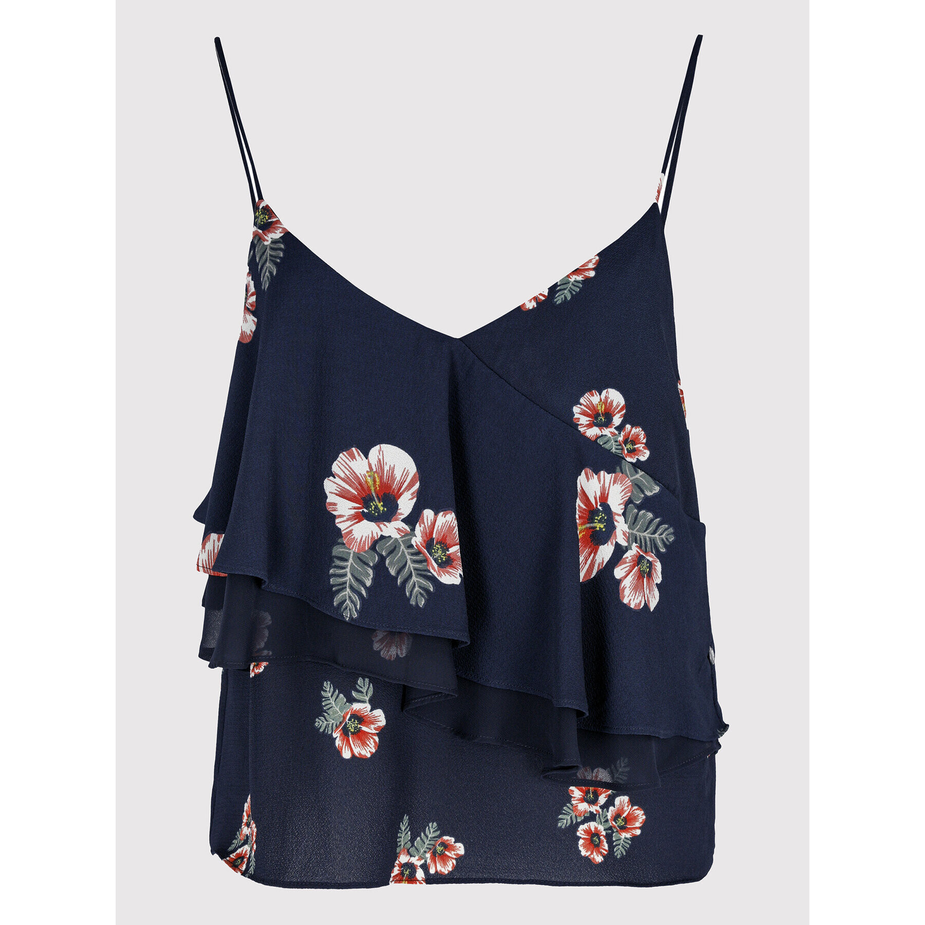 Pepe Jeans Top Lea PL303340 Mornarsko modra Regular Fit - Pepit.si