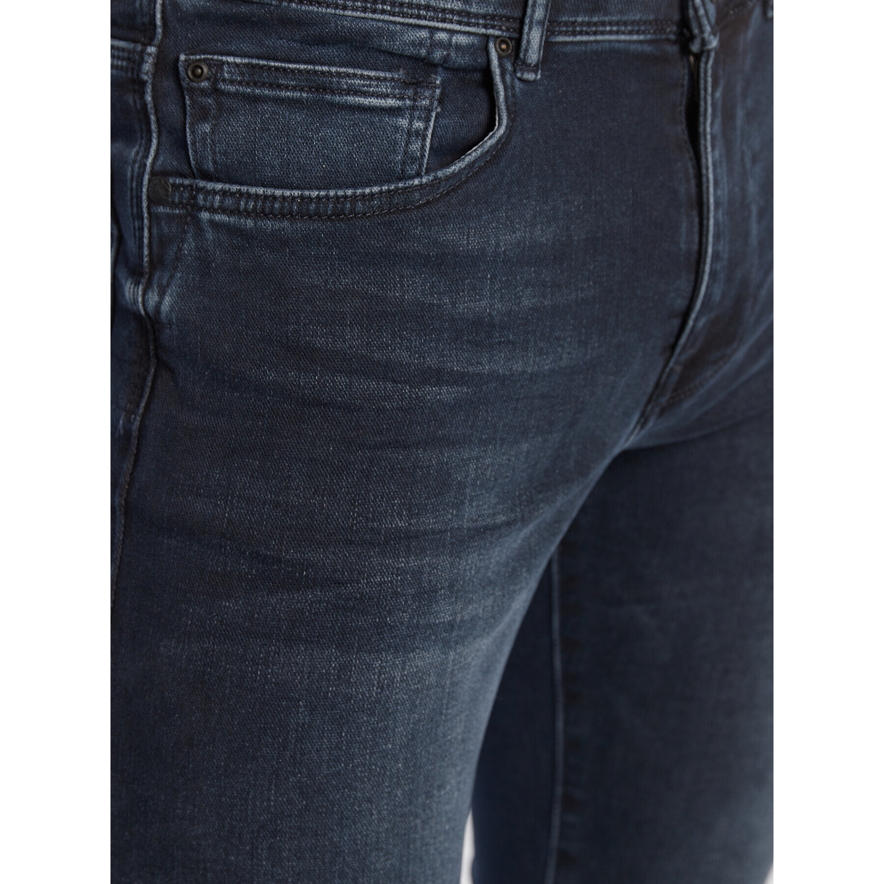 Petrol Industries Jeans hlače Jackson 0016 Mornarsko modra Slim Fit - Pepit.si