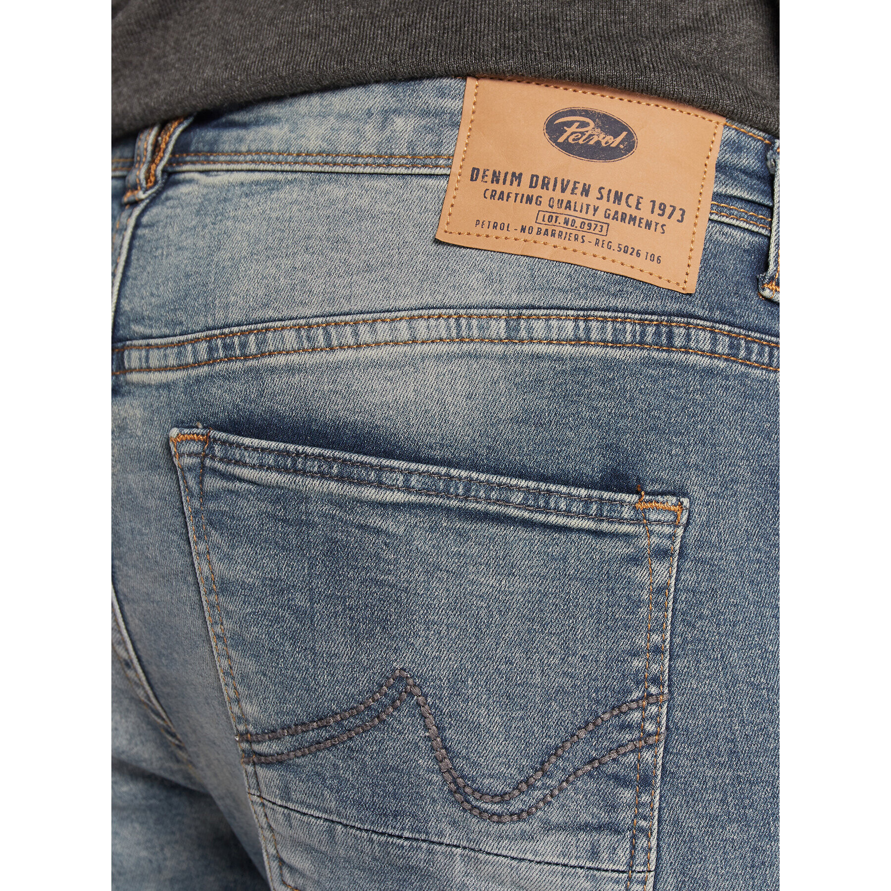 Petrol Industries Jeans hlače Nash 0001 Modra Narrow Fit - Pepit.si