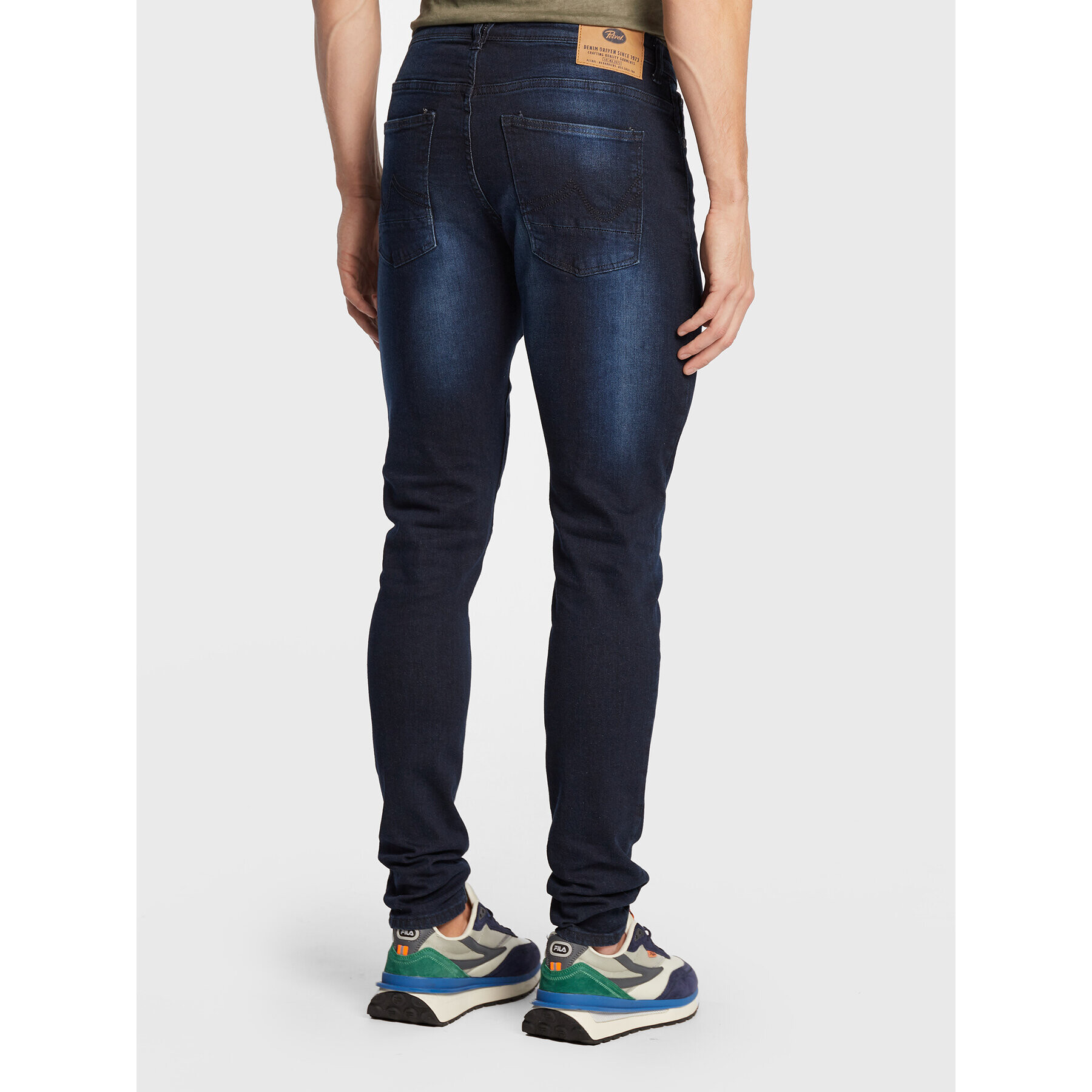 Petrol Industries Jeans hlače Nash 0012 Mornarsko modra Narrow Fit - Pepit.si