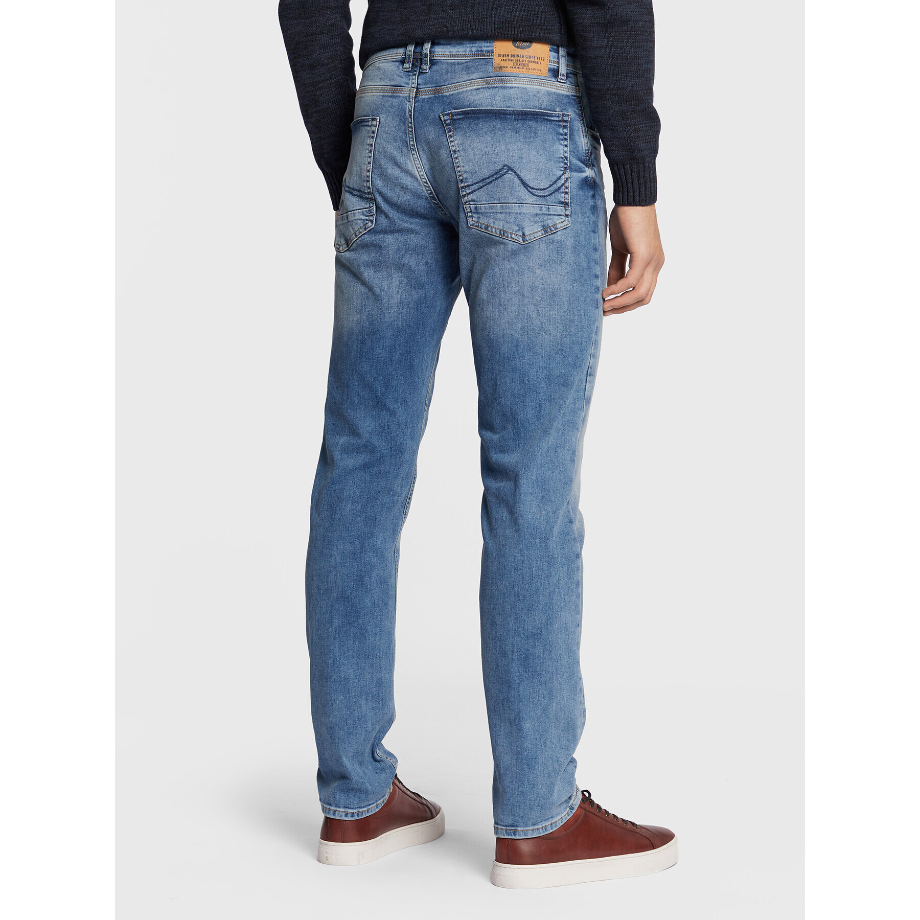 Petrol Industries Jeans hlače Russel 0002 Modra Tapered Fit - Pepit.si