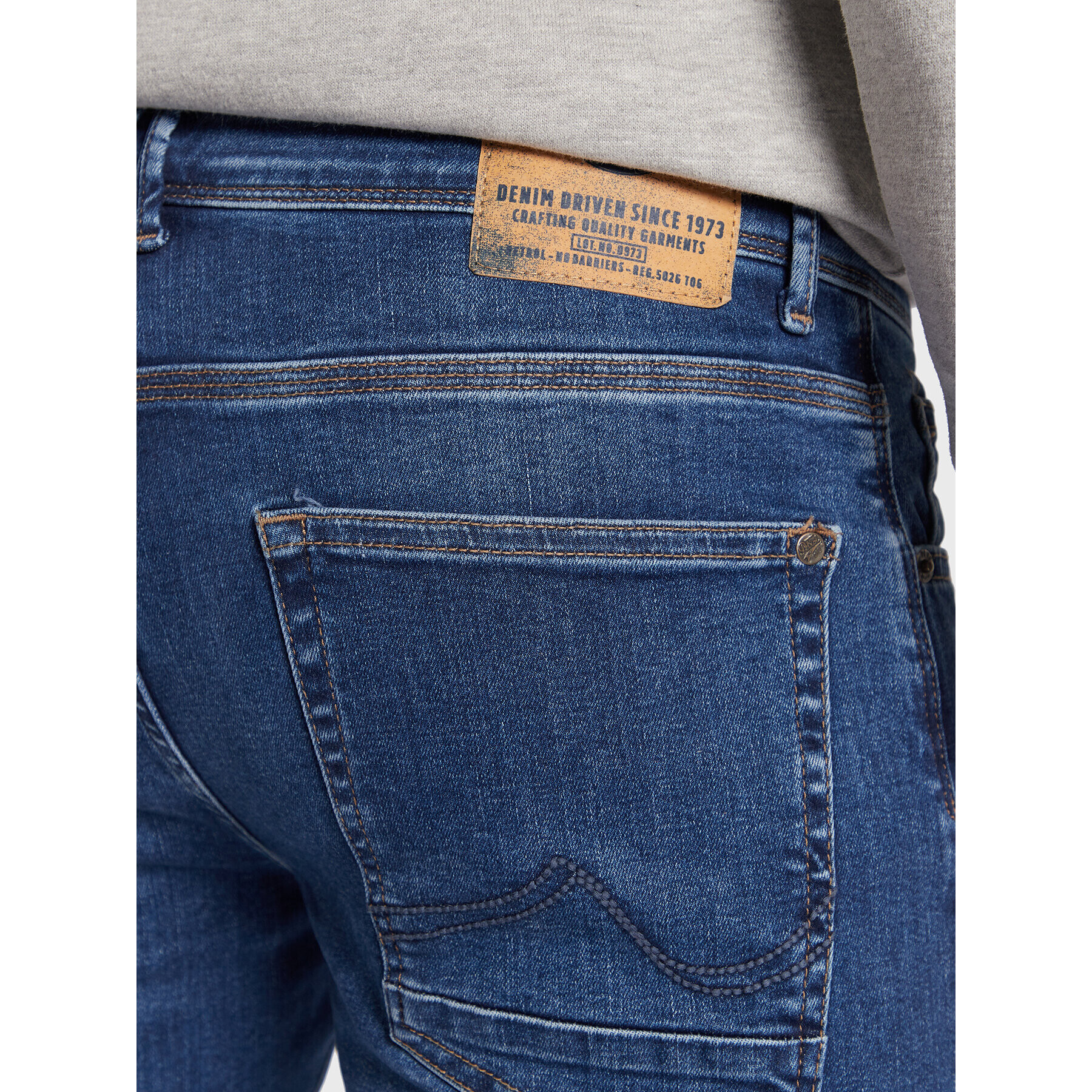 Petrol Industries Jeans hlače Seaham Classic 0006 Modra Slim Fit - Pepit.si