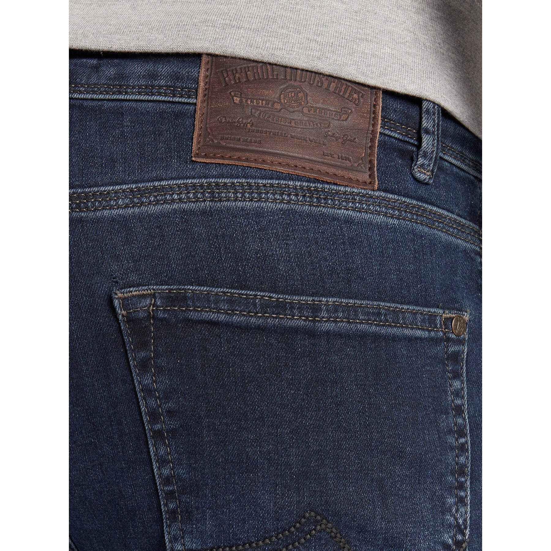 Petrol Industries Jeans hlače Seaham Classic 0010 Mornarsko modra Slim Fit - Pepit.si