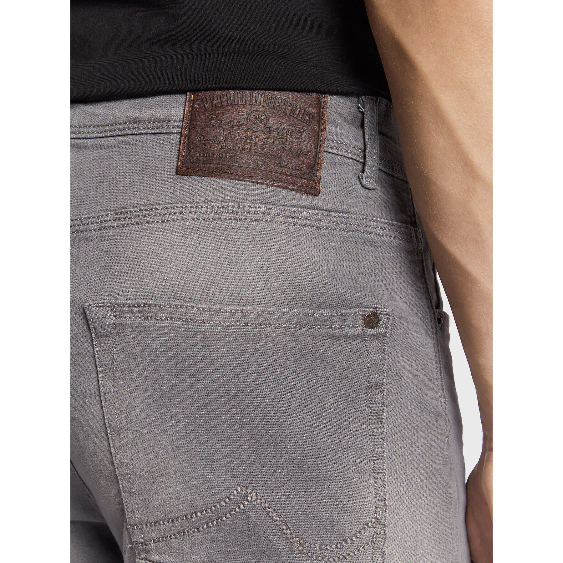 Petrol Industries Jeans hlače Seaham Classic 0014 Siva Slim Fit - Pepit.si