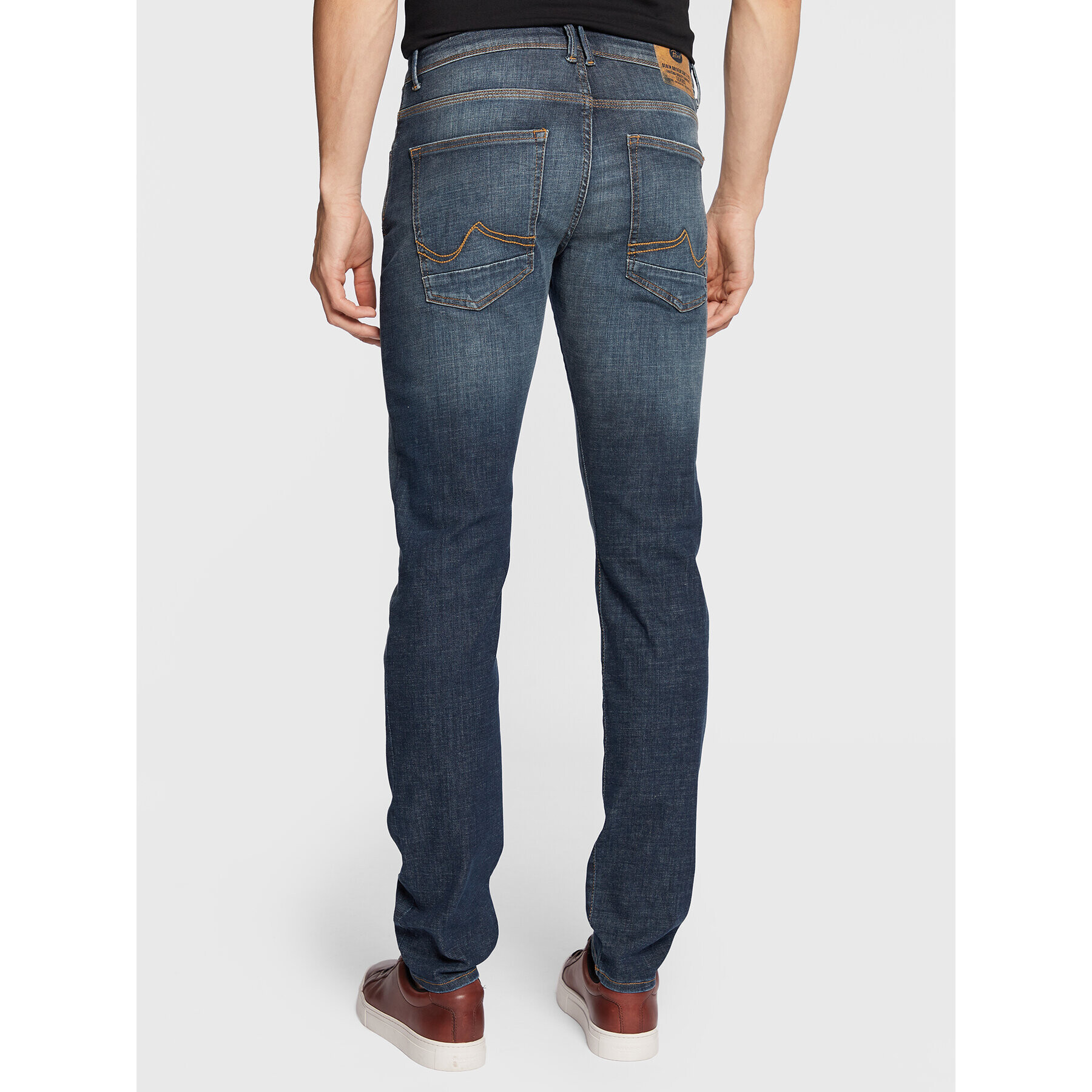 Petrol Industries Jeans hlače Seaham M-3020-DNM003 Mornarsko modra Slim Fit - Pepit.si