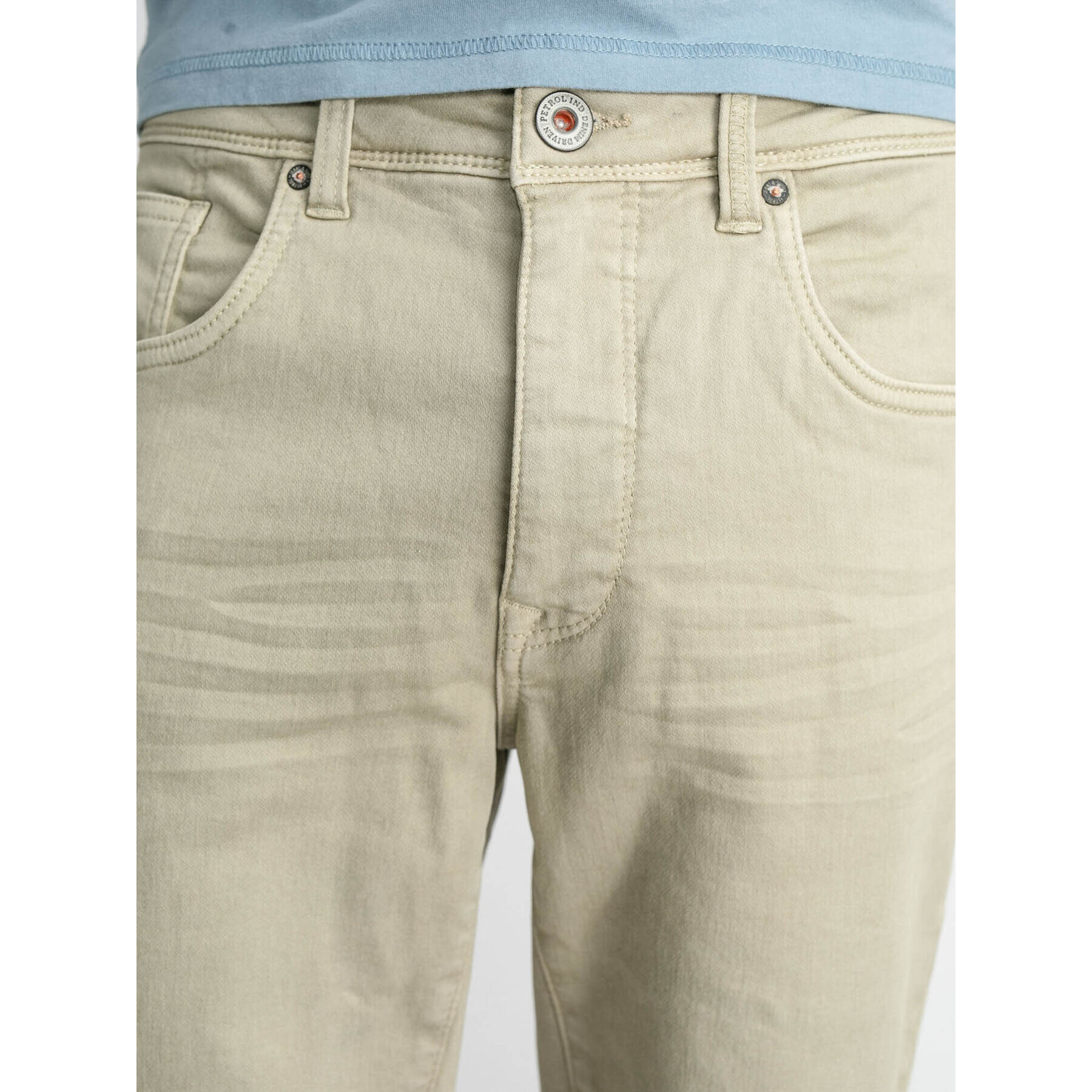 Petrol Industries Jeans kratke hlače M-1030-SHO005 Bež Regular Fit - Pepit.si