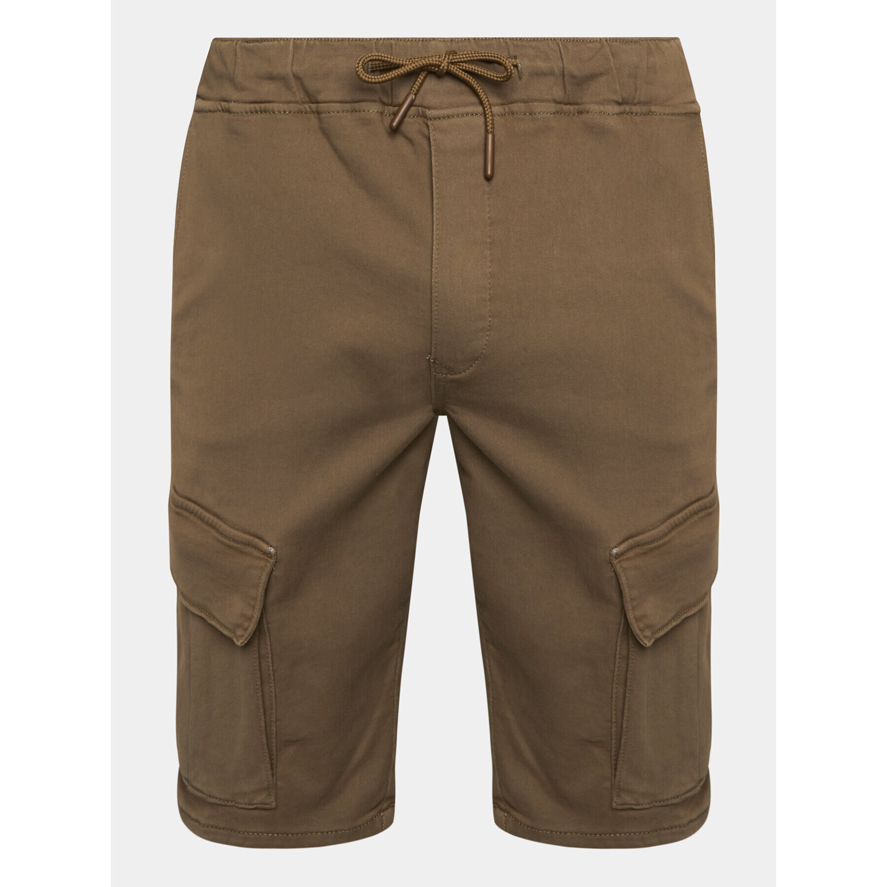 Petrol Industries Kratke hlače iz tkanine M-1030-SHO013 Khaki Regular Fit - Pepit.si