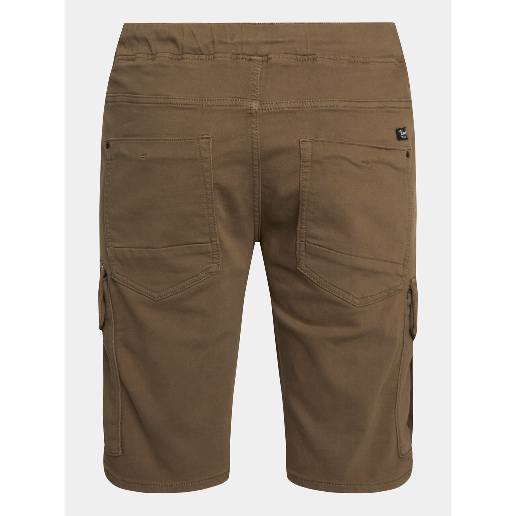 Petrol Industries Kratke hlače iz tkanine M-1030-SHO013 Khaki Regular Fit - Pepit.si