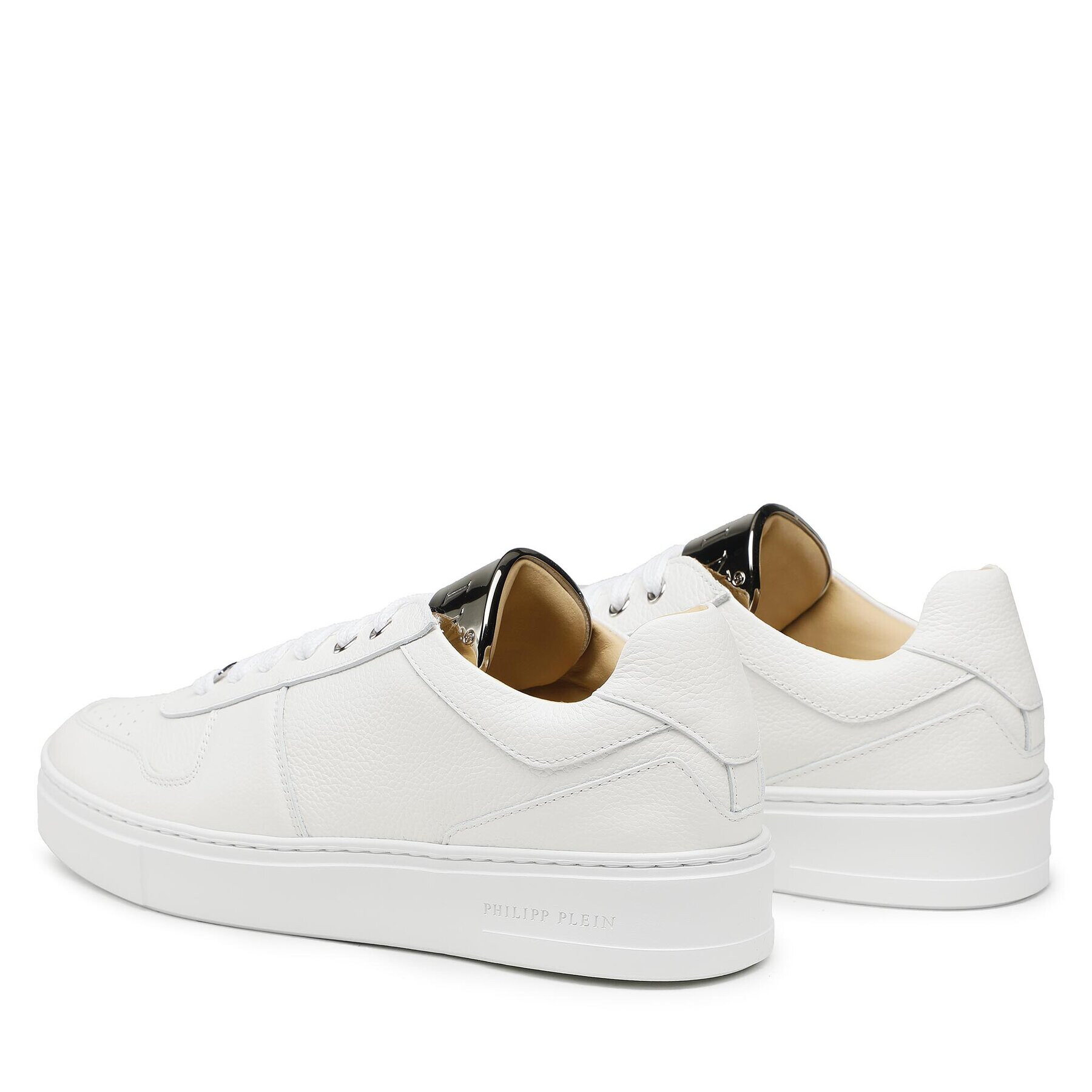 PHILIPP PLEIN Superge Lo-Top Sneaker AABS MSC3715 PLE010N Bela - Pepit.si