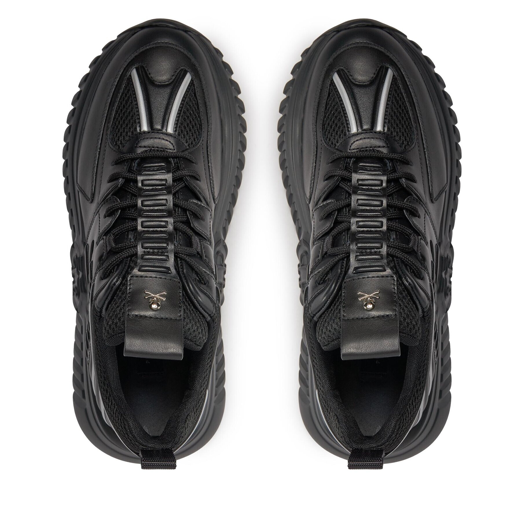 PHILIPP PLEIN Superge Runner Hexagon FACS USC0405 PLE075N Črna - Pepit.si