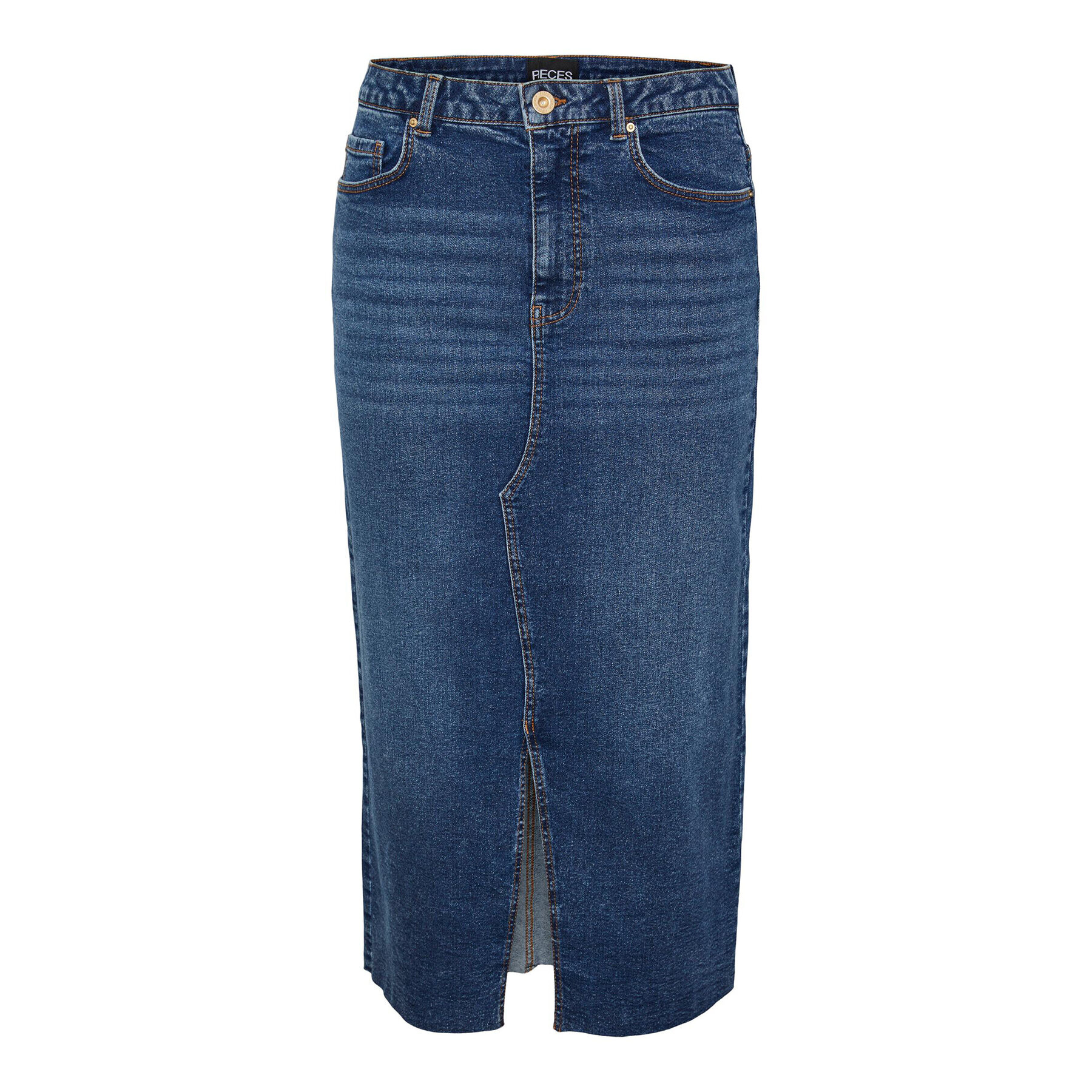 Pieces Jeans krilo 17144829 Modra Regular Fit - Pepit.si