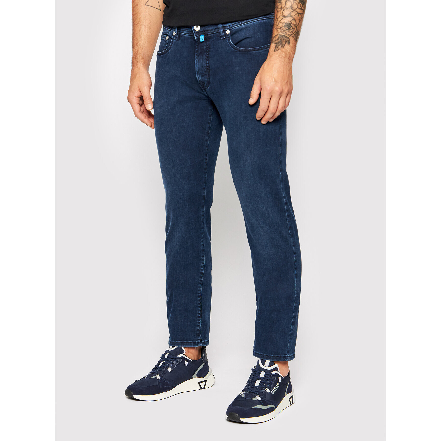 Pierre Cardin Jeans hlače 30915/000/7726 Mornarsko modra Modern Fit - Pepit.si