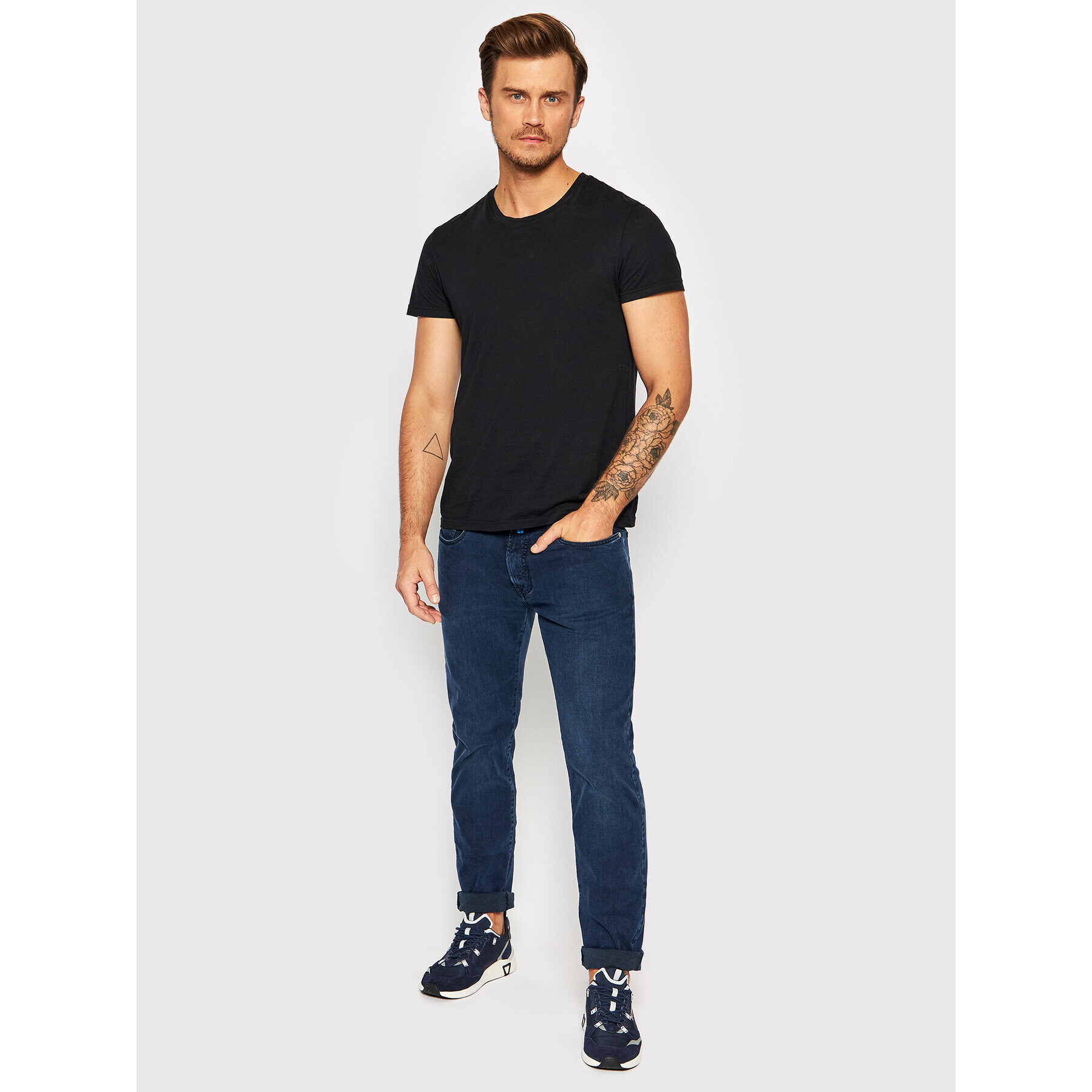 Pierre Cardin Jeans hlače 30915/000/7726 Mornarsko modra Modern Fit - Pepit.si