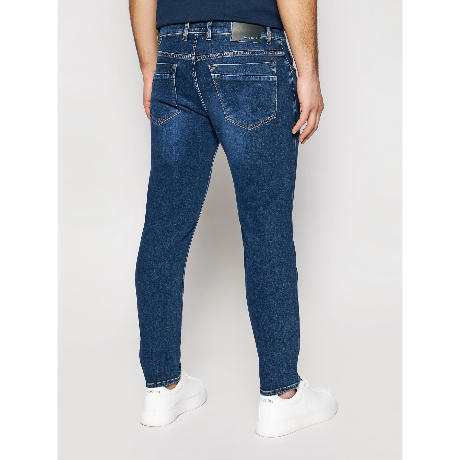 Pierre Cardin Jeans hlače 3311/000/9910 Mornarsko modra Tapered Fit - Pepit.si