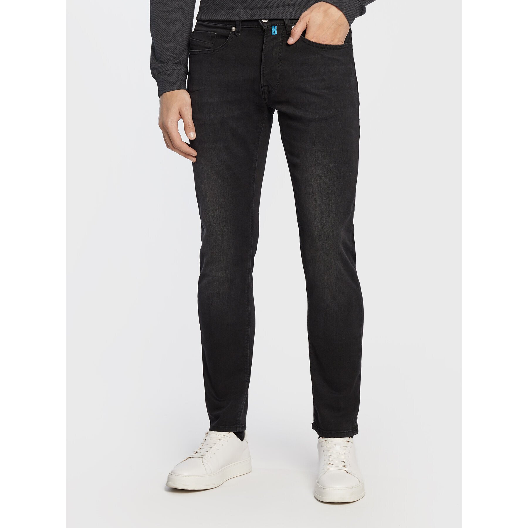 Pierre Cardin Jeans hlače 33110/000/7712 Črna Slim Fit - Pepit.si