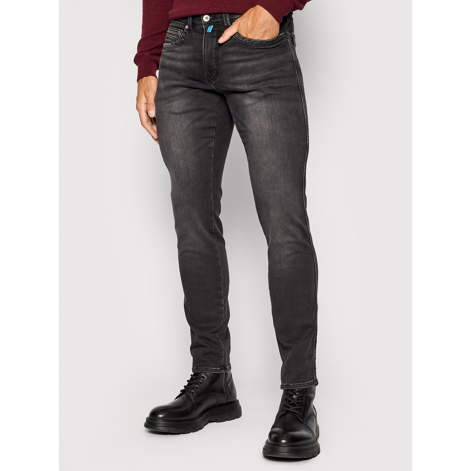 Pierre Cardin Jeans hlače 3415/000/9919 Črna Lyon Tapered Fit - Pepit.si