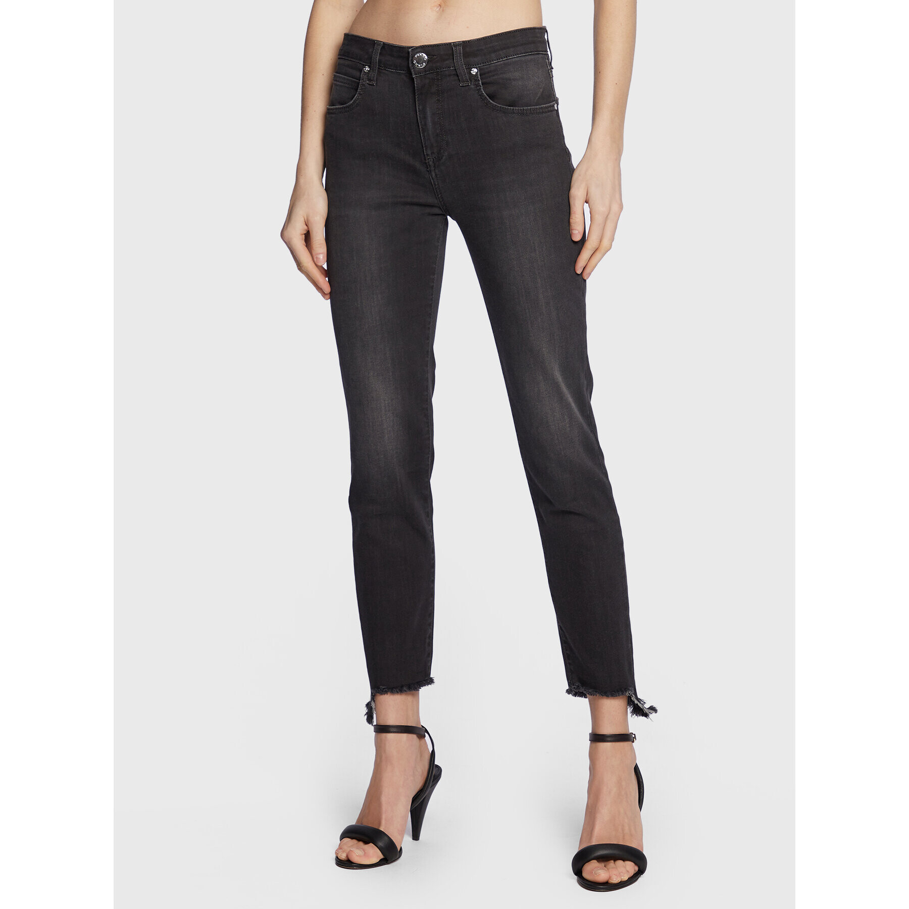 Pinko Jeans hlače Sabrina 100169 A0G8 Črna Skinny Fit - Pepit.si