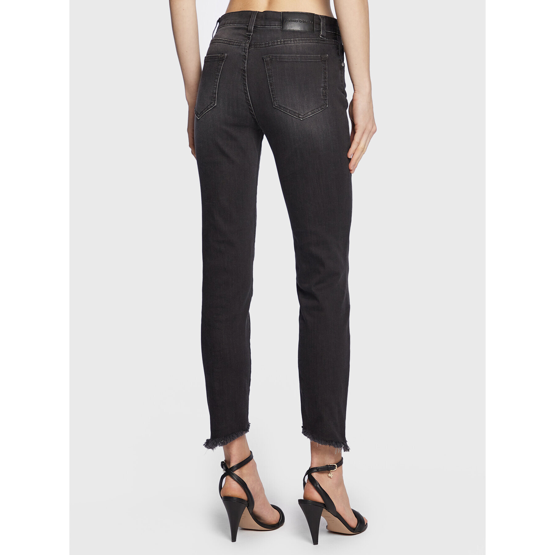 Pinko Jeans hlače Sabrina 100169 A0G8 Črna Skinny Fit - Pepit.si