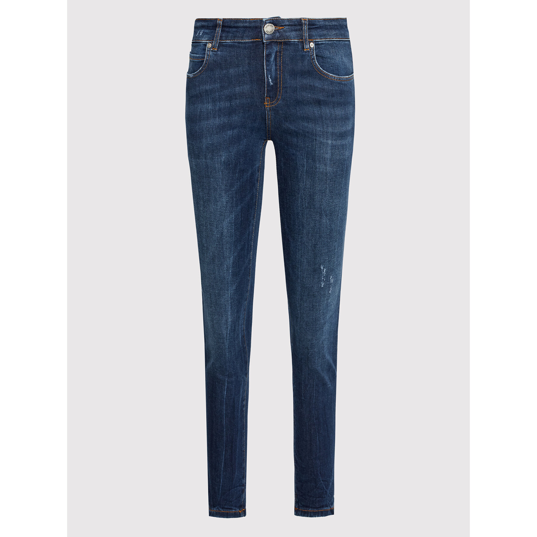 Pinko Jeans hlače Sabrina 1J10ZU Y78M Modra Skinny Fit - Pepit.si