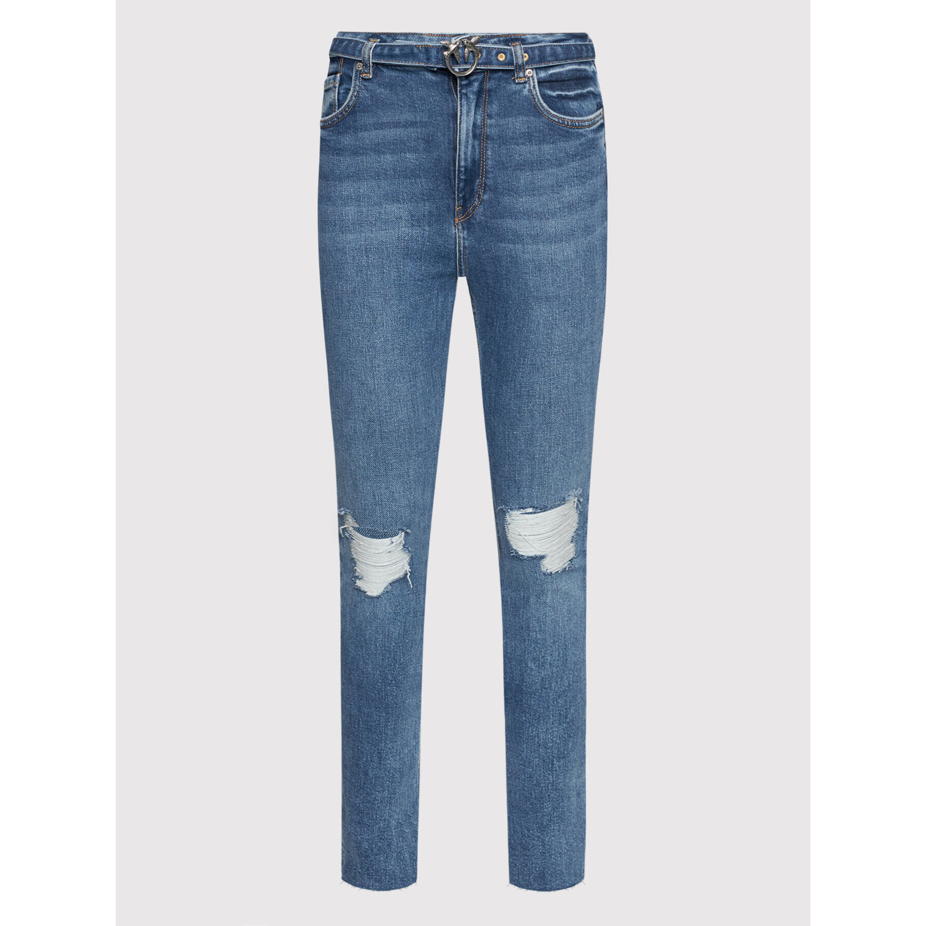 Pinko Jeans hlače Susan 27 1J10VW Y836 Modra Skinny Fit - Pepit.si