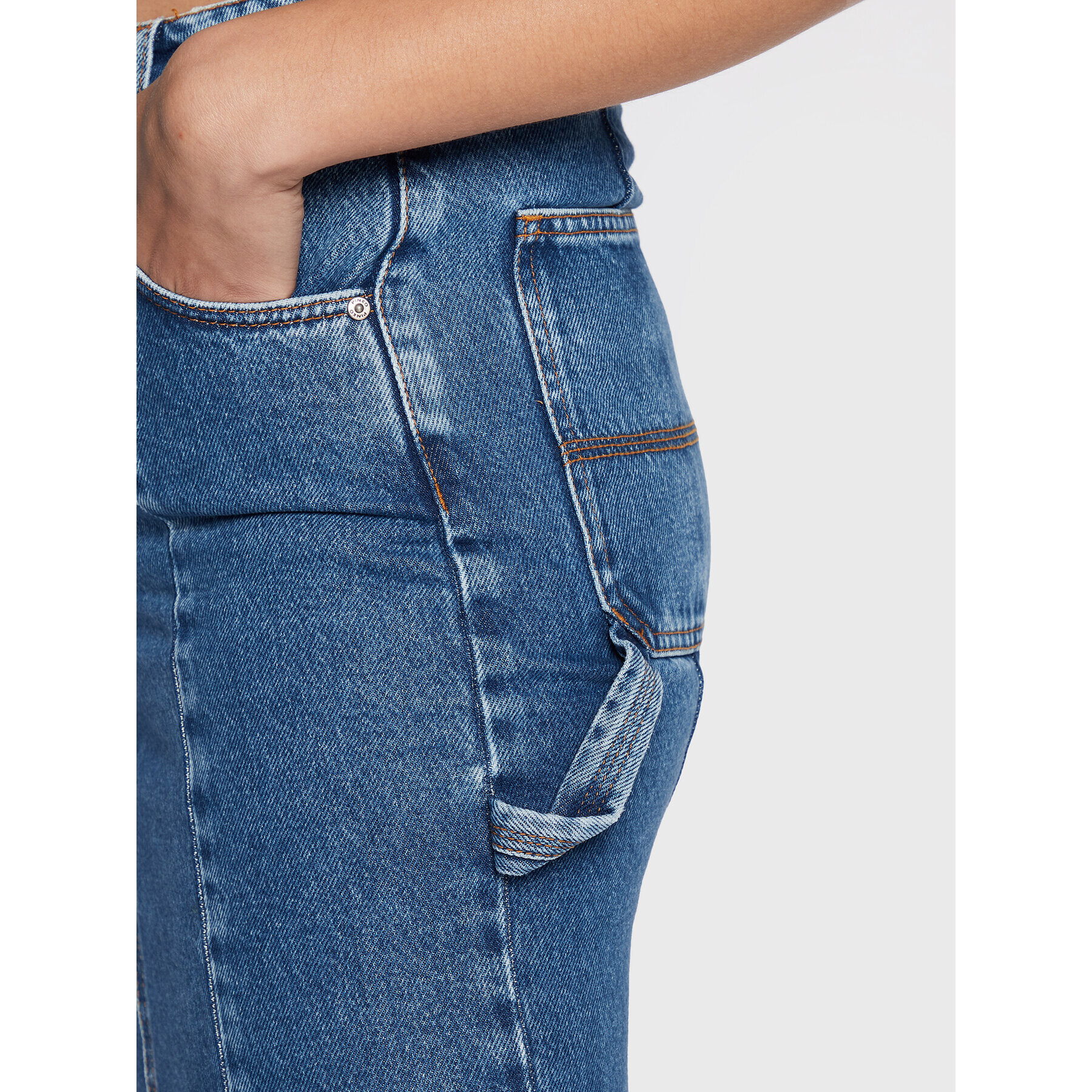 Pinko Jeans krilo Gracchio 1J1119 A0A0 Modra Regular Fit - Pepit.si