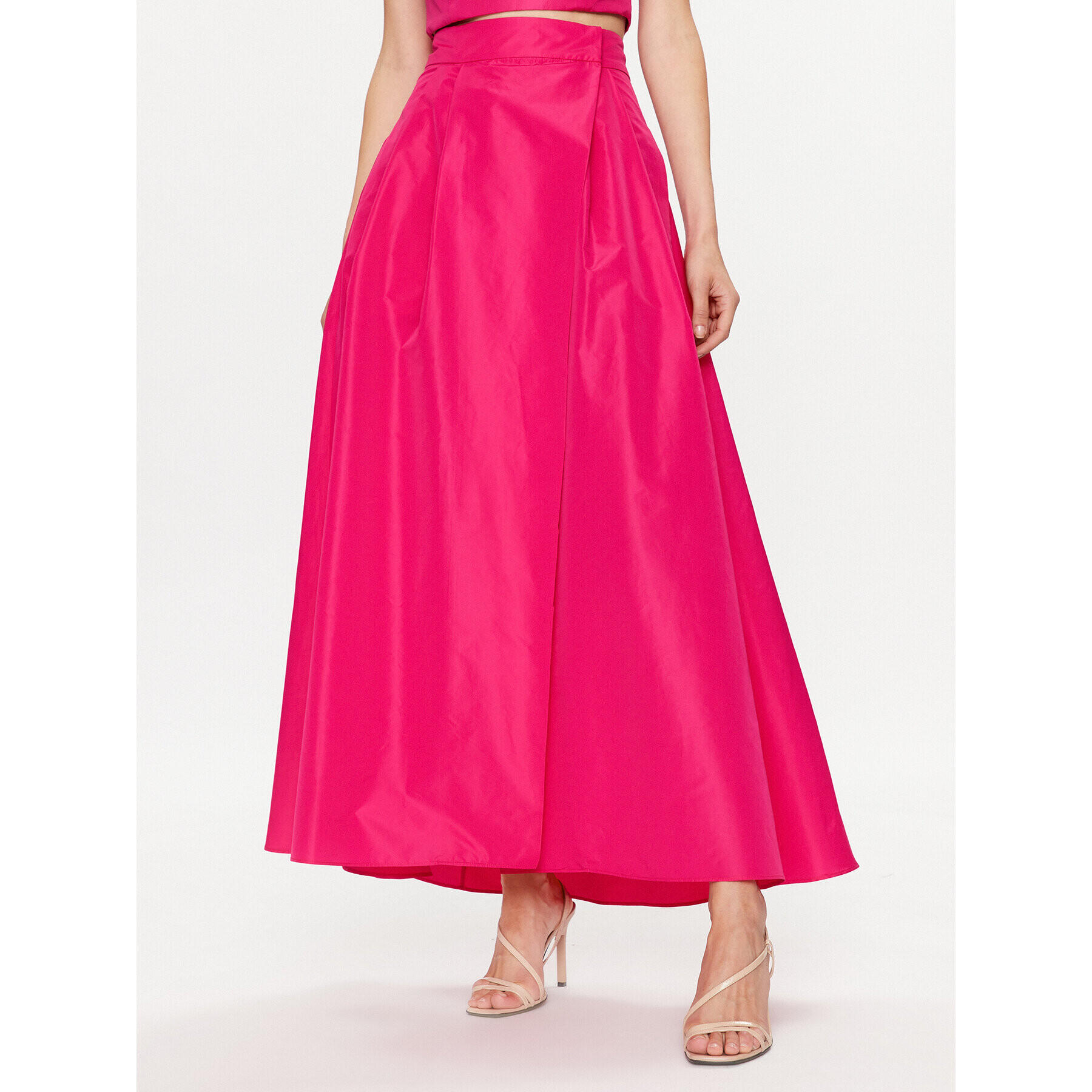 Pinko Maxi krilo Propenso 100543 Y3LE Roza Relaxed Fit - Pepit.si