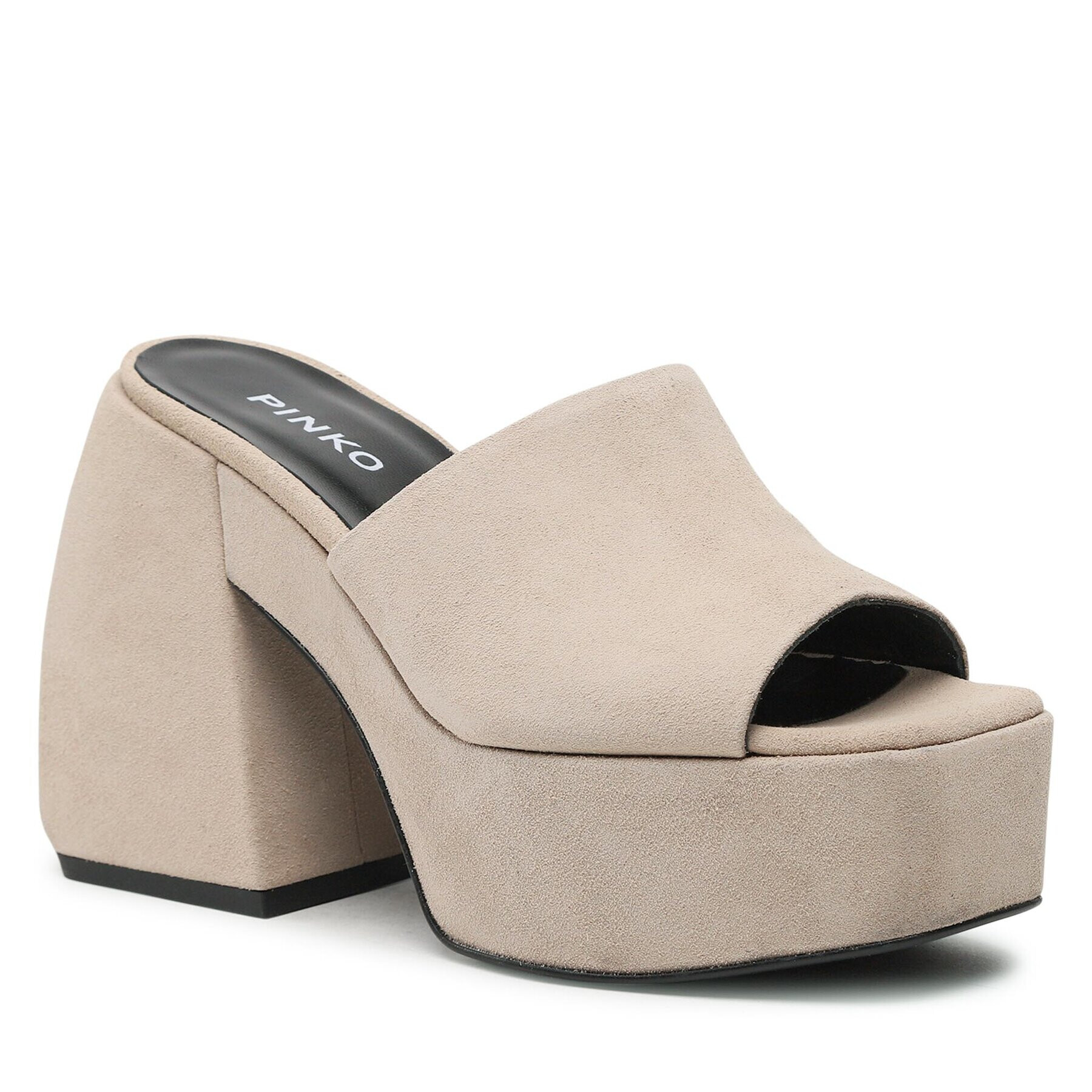 Pinko Natikači Margaux Wedge PE 23 BLKS1 100653 A0N8 Bež - Pepit.si