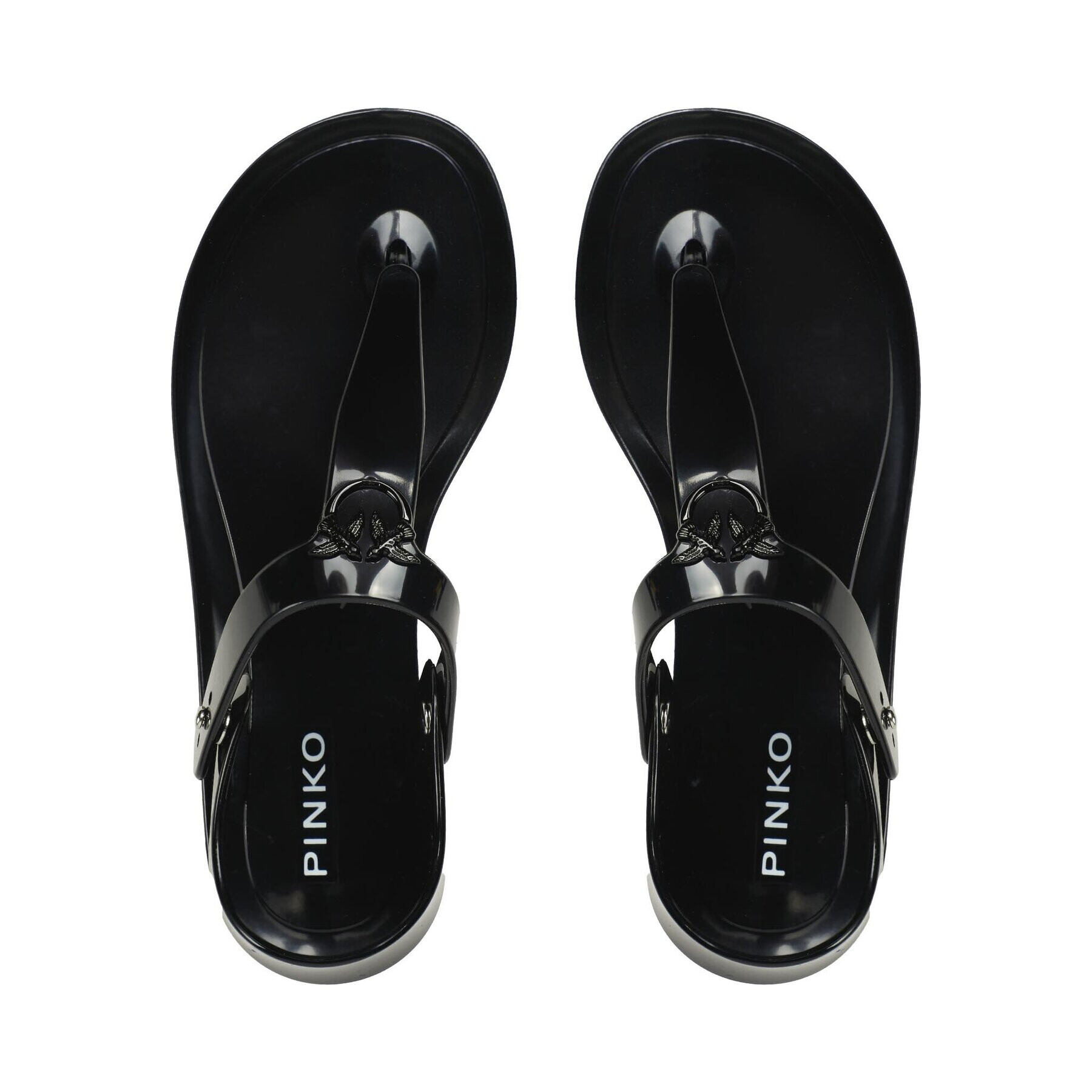 Pinko Sandali Emmanuel Sandal 20231 BLKS1 102563 A0V5 Črna - Pepit.si