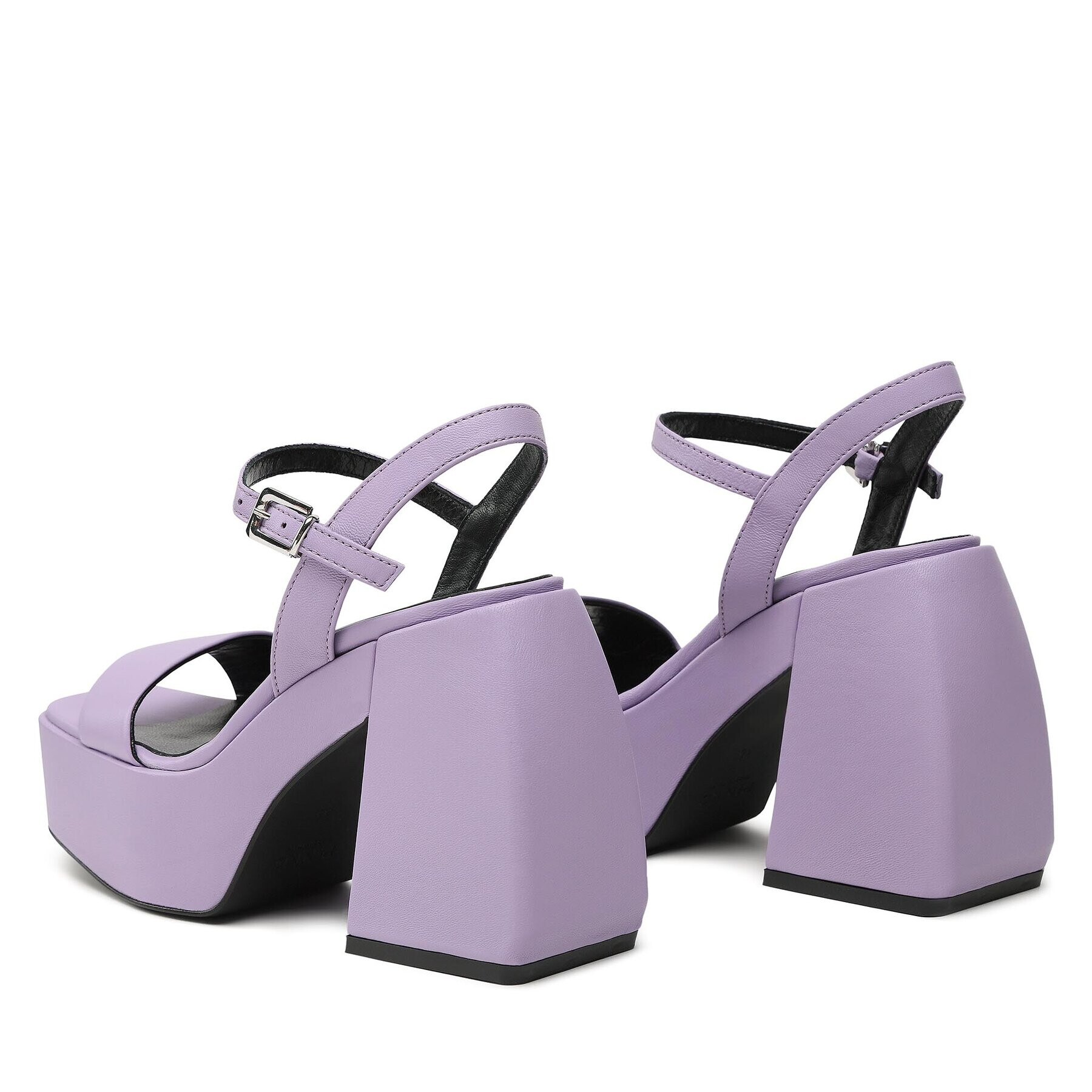 Pinko Sandali Fantine Wedge PE 23 BLKS1 100655 A0N9 Vijolična - Pepit.si