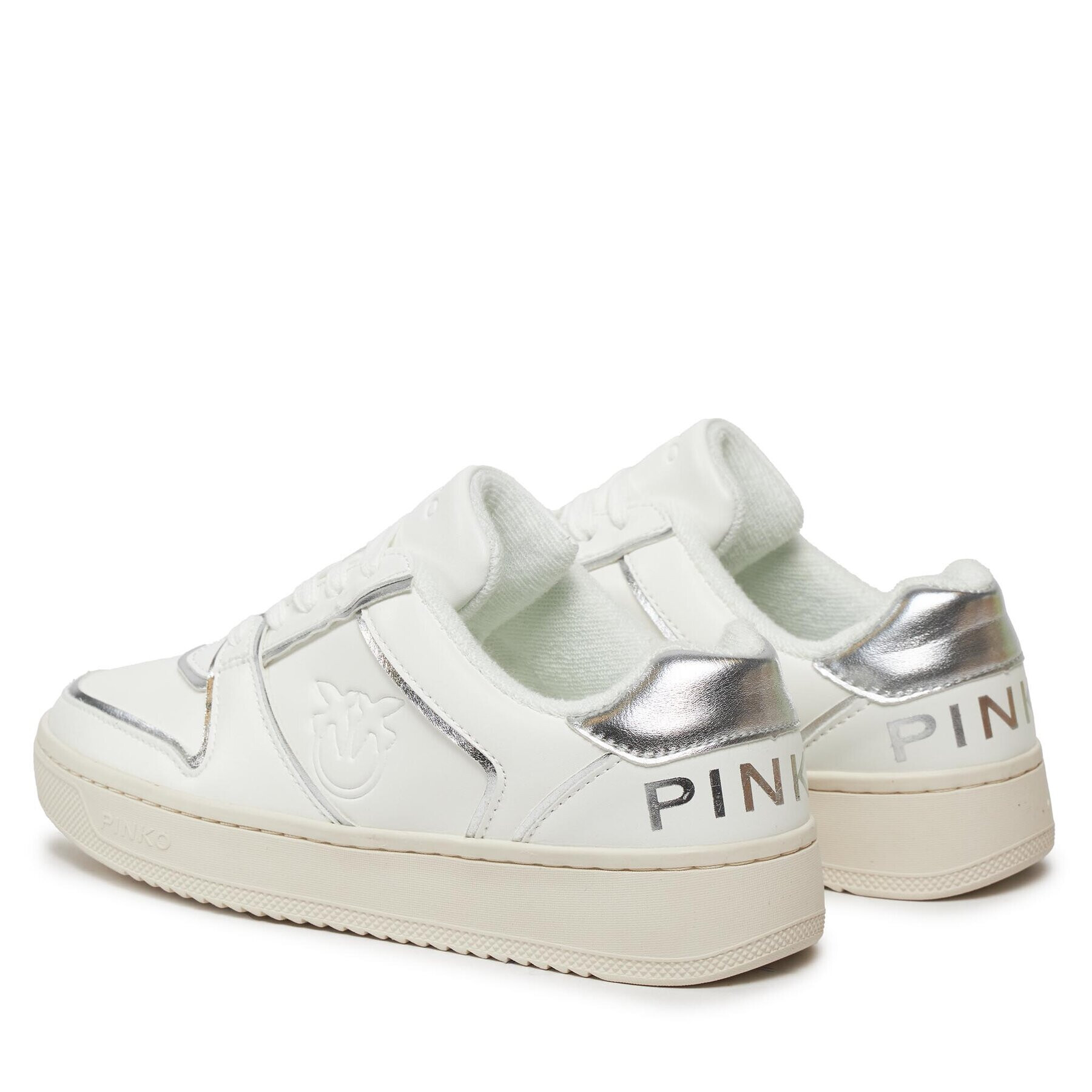 Pinko Superge Flamine Sneaker 20231 BLKS1 101226.A0VK Bela - Pepit.si