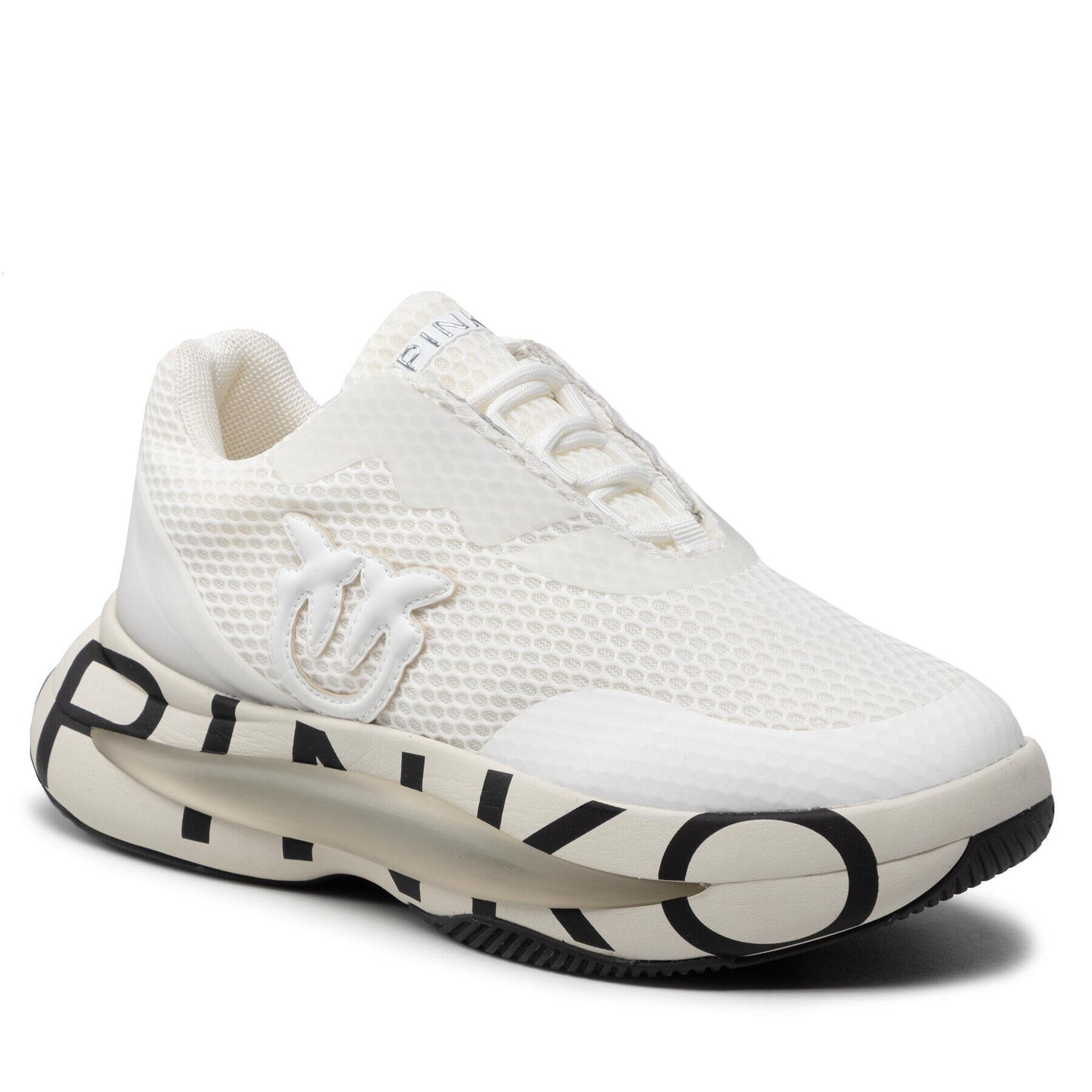 Pinko Superge Rubino 3.1 Sneaker PE 22 BLKS1 1H210K Y84P Bela - Pepit.si