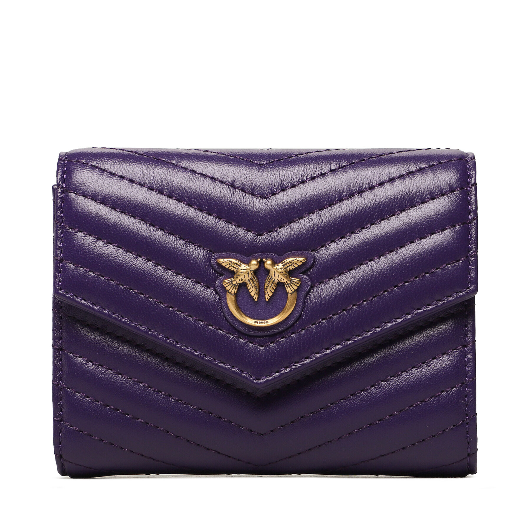 Pinko Velika ženska denarnica Compact Wallet M PE 23 PCPL 100881 A0GK Vijolična - Pepit.si