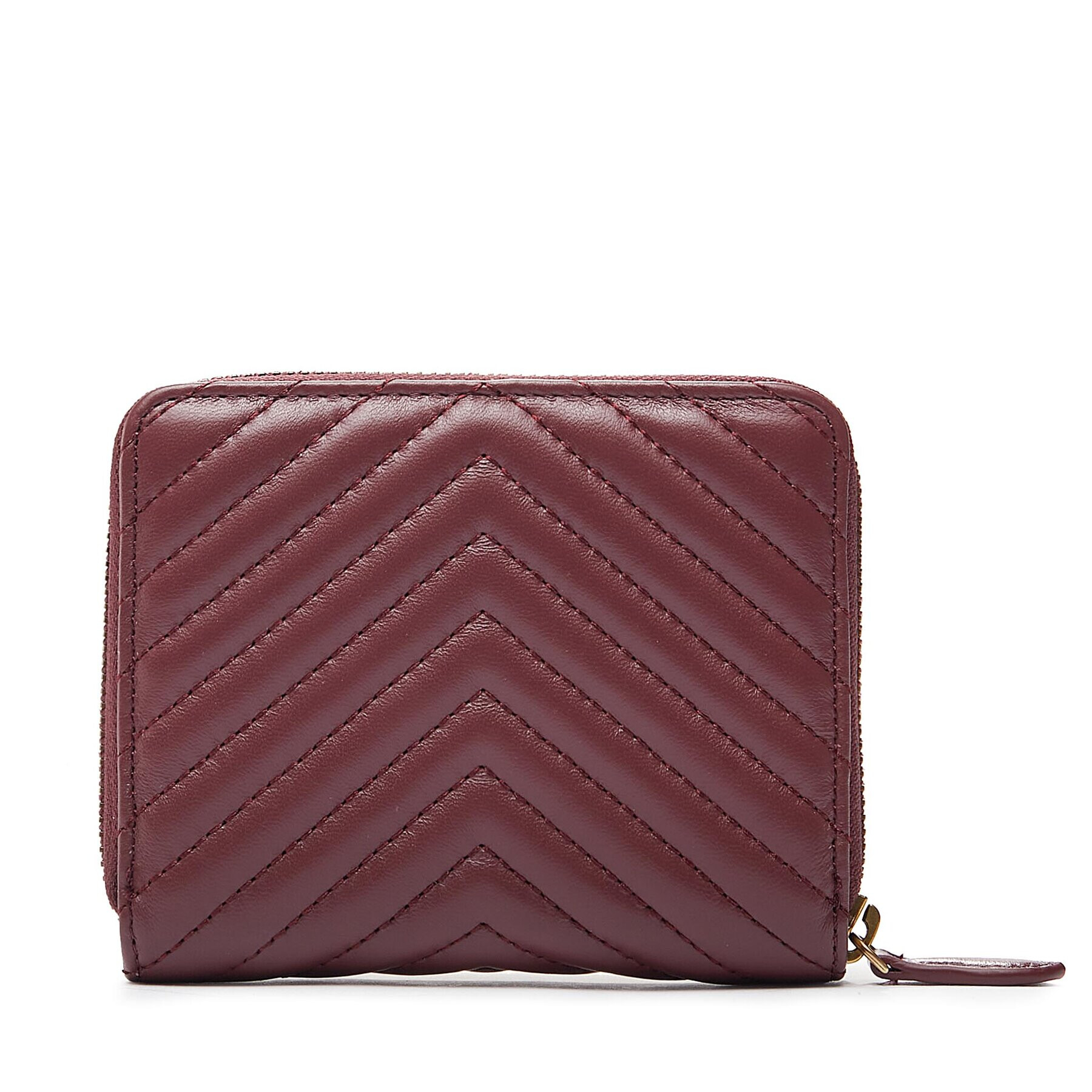 Pinko Velika ženska denarnica Taylor Zip Around AI 23-24 PCPL 100249 A0GK Bordo rdeča - Pepit.si