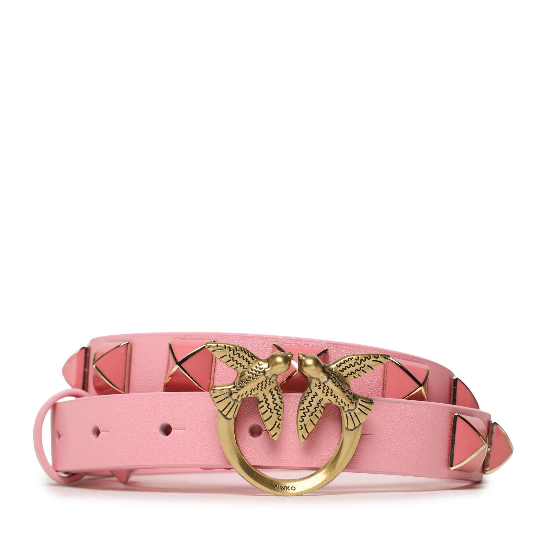 Pinko Ženski pas Love Berry H2 Belt PE 23 PLT01 100143 A0R6 Roza - Pepit.si