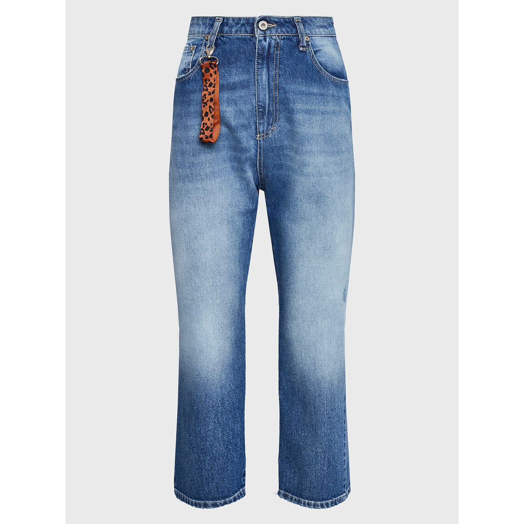 Please Jeans hlače P0U0AUDW5L Modra Mom Fit - Pepit.si