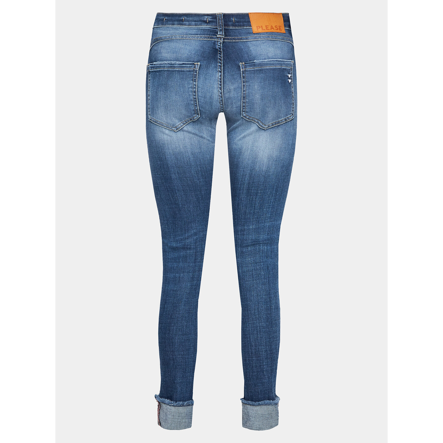 Please Jeans hlače P1HSYR7W5L Modra Slim Fit - Pepit.si