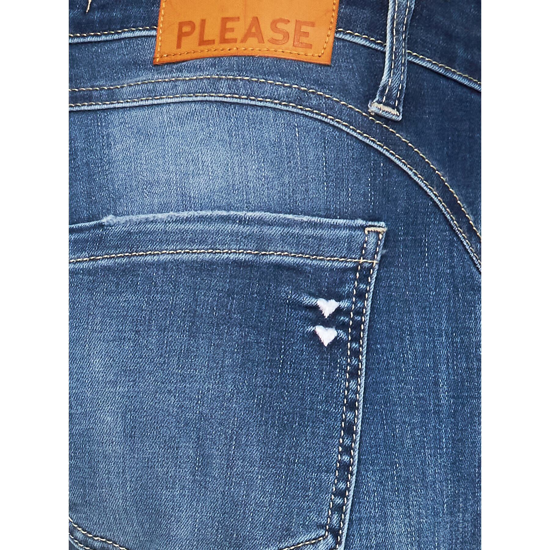 Please Jeans hlače P1HSYR7W5L Modra Slim Fit - Pepit.si