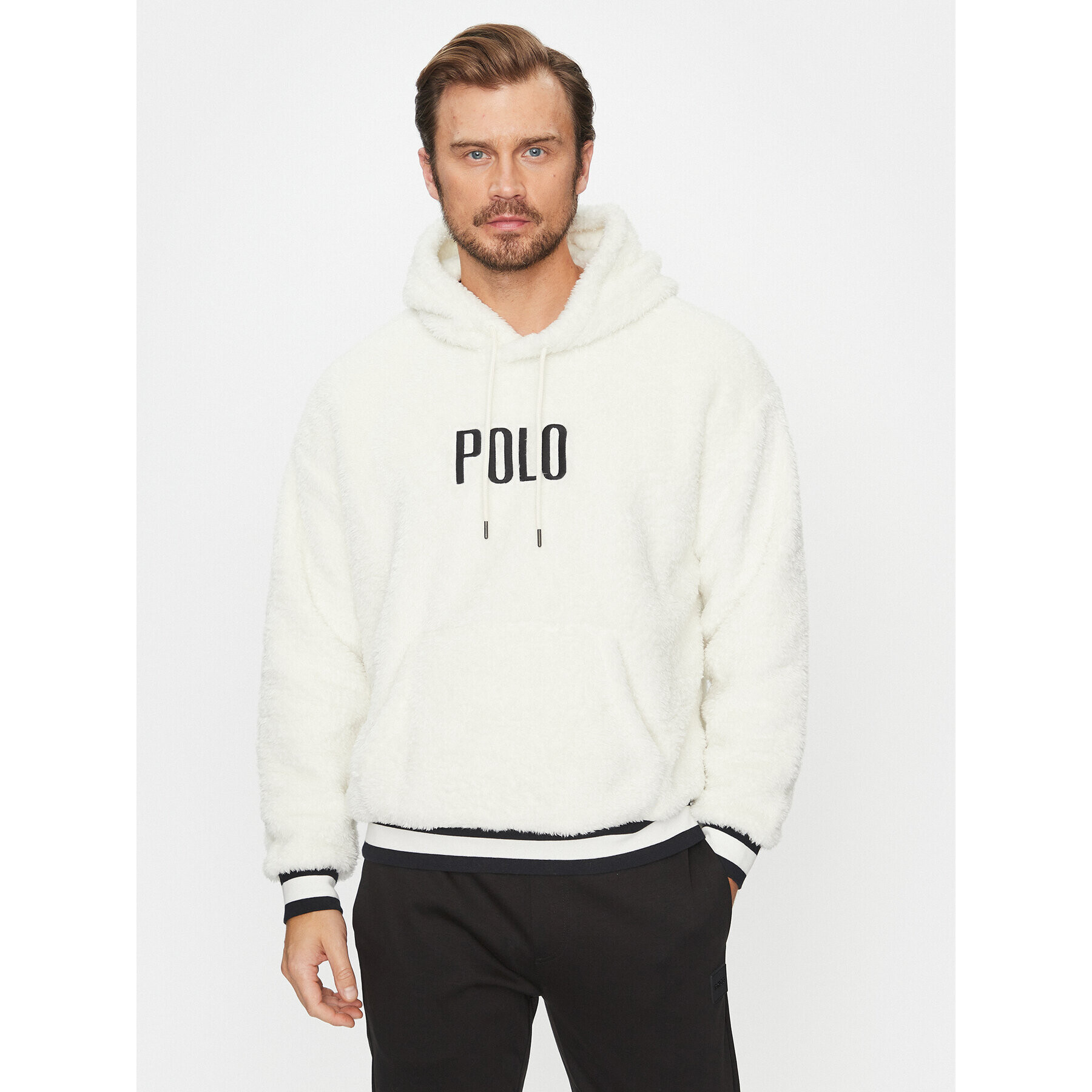 Polo Ralph Lauren Flis 710920251001 Écru Regular Fit - Pepit.si