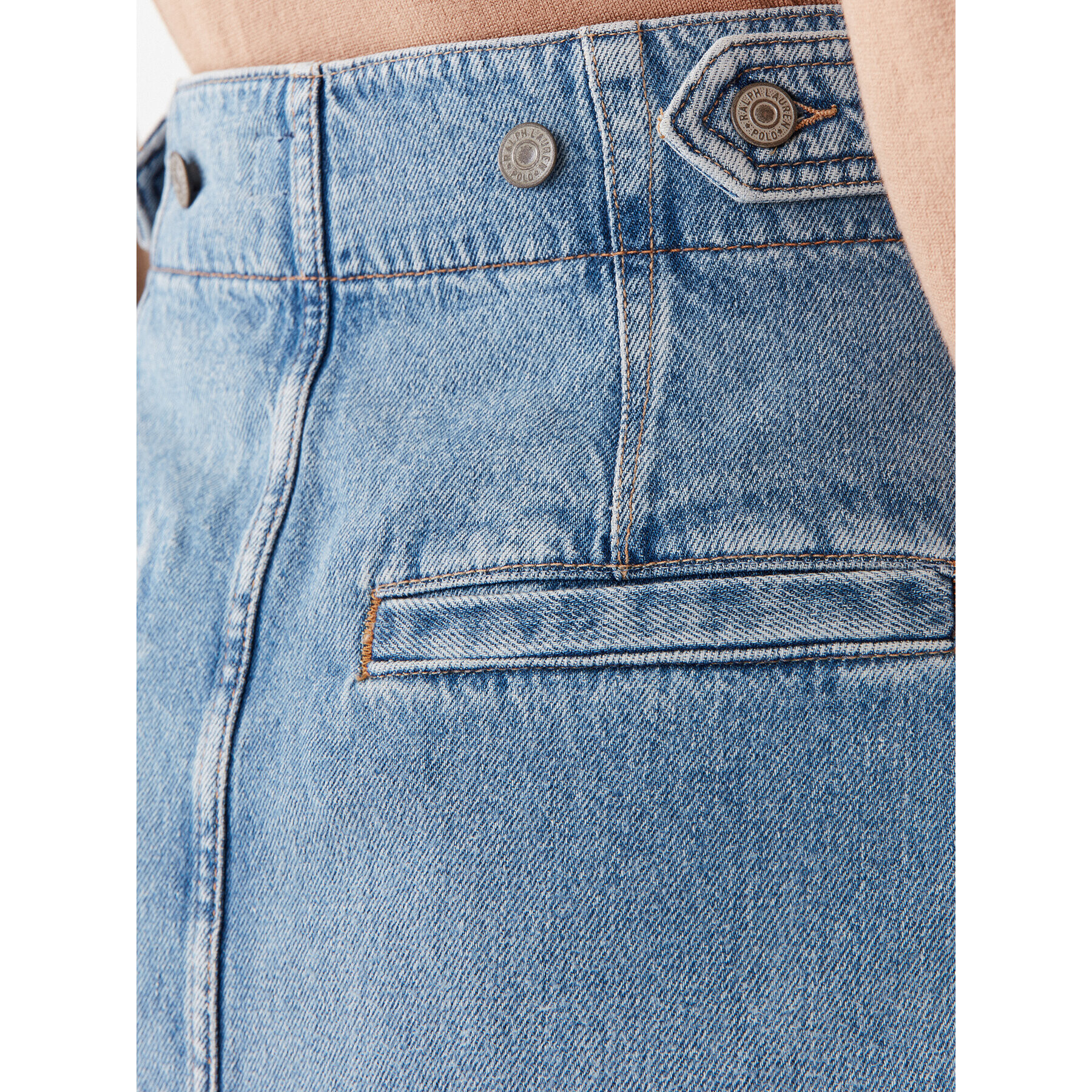 Polo Ralph Lauren Jeans krilo 211903412001 Mornarsko modra Regular Fit - Pepit.si